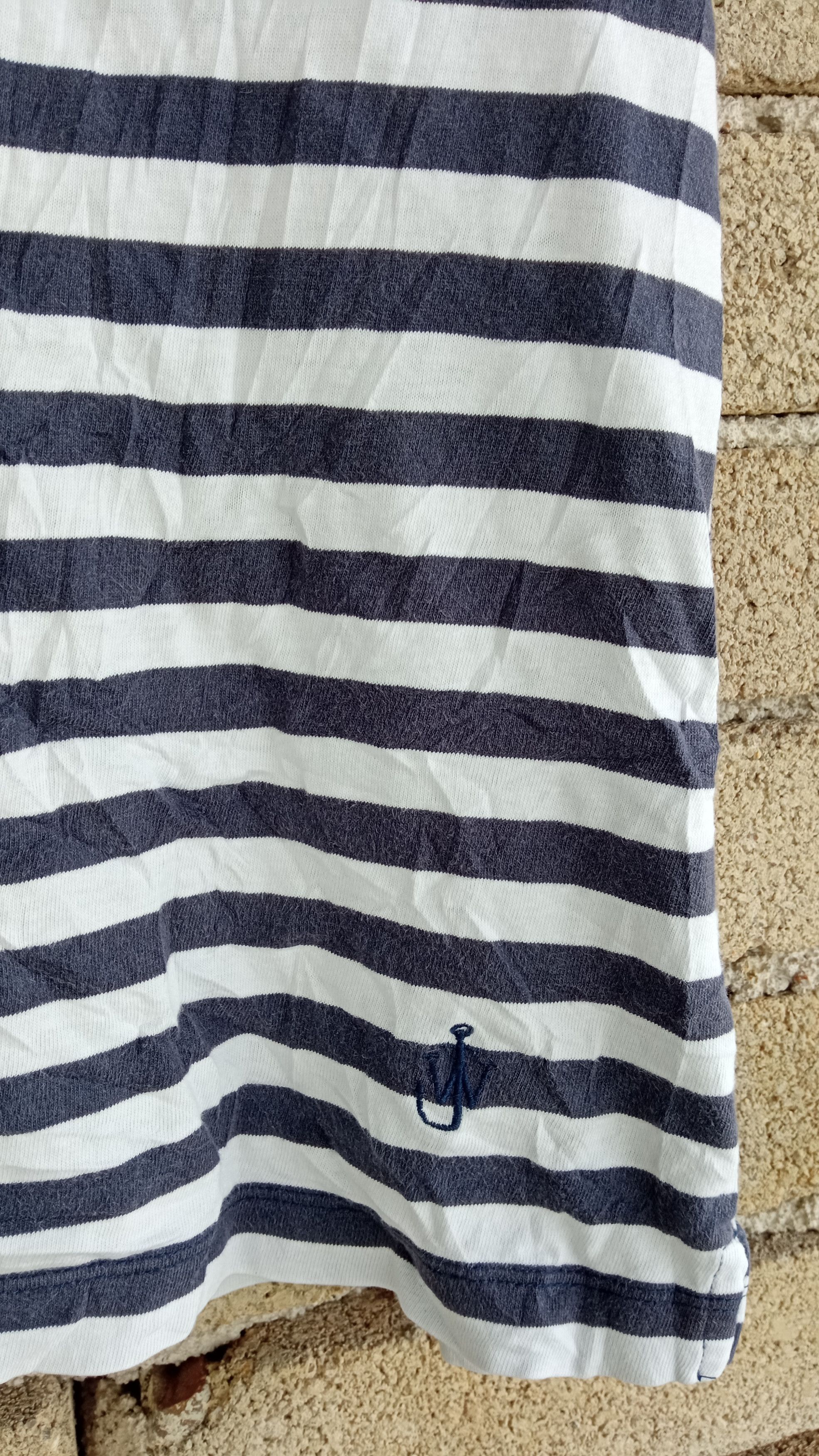 JW Anderson × Japanese Brand × Uniqlo 🔥🔥UT x J.W.Anderson Striped T-Shirt Size US S / EU 44-46 / 1 - 8 Thumbnail