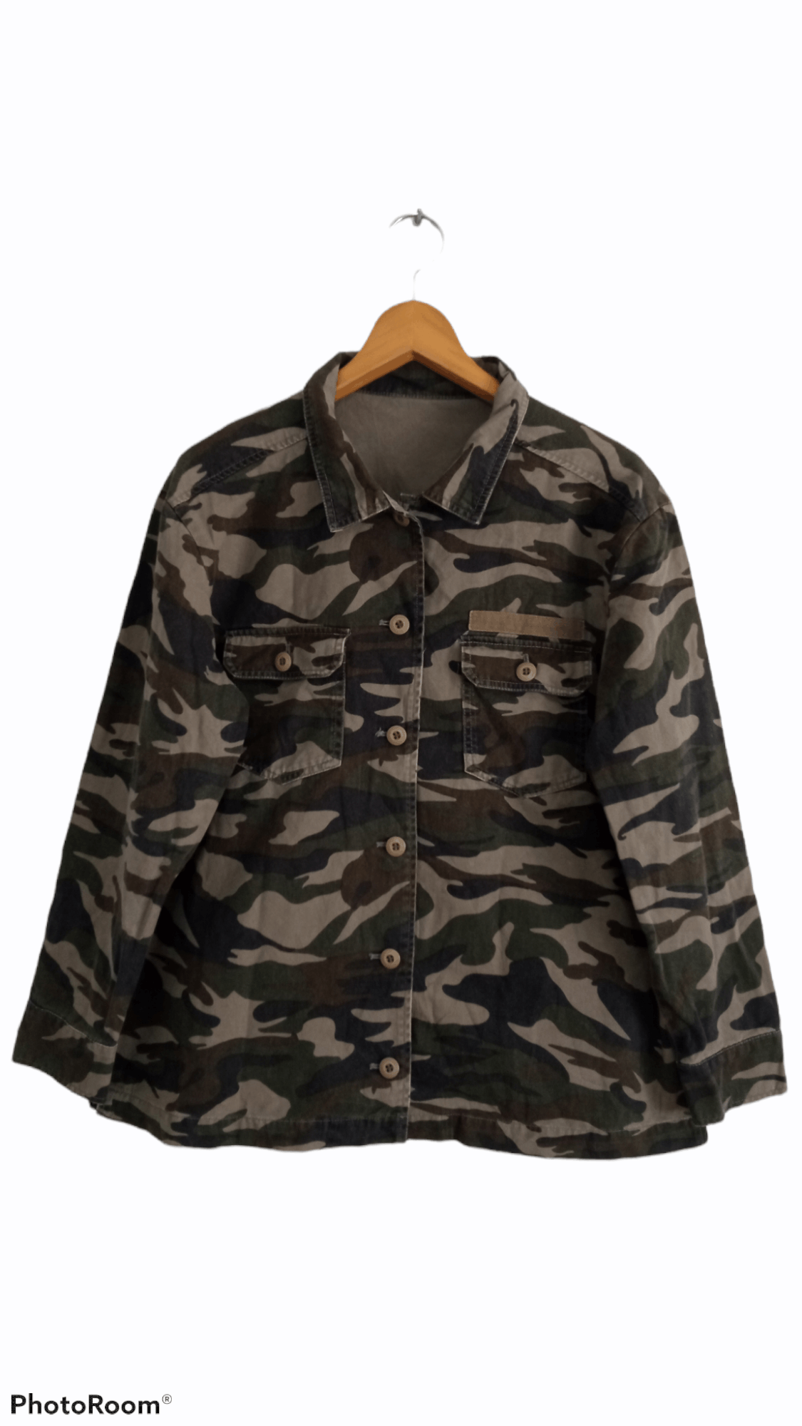 Japanese Brand × Vintage 🔥🔥Vintage Style Graffi Camouflage LS Shirt Size US L / EU 52-54 / 3 - 1 Thumbnail
