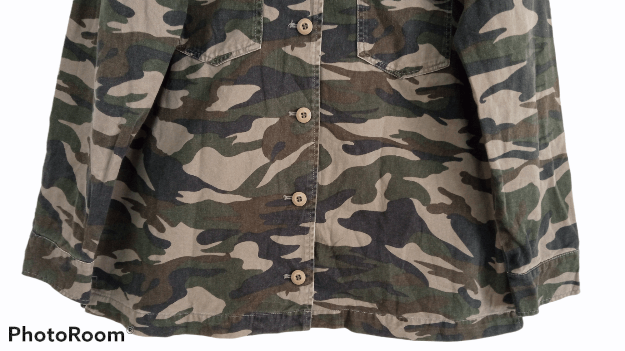 Japanese Brand × Vintage 🔥🔥Vintage Style Graffi Camouflage LS Shirt Size US L / EU 52-54 / 3 - 12 Thumbnail