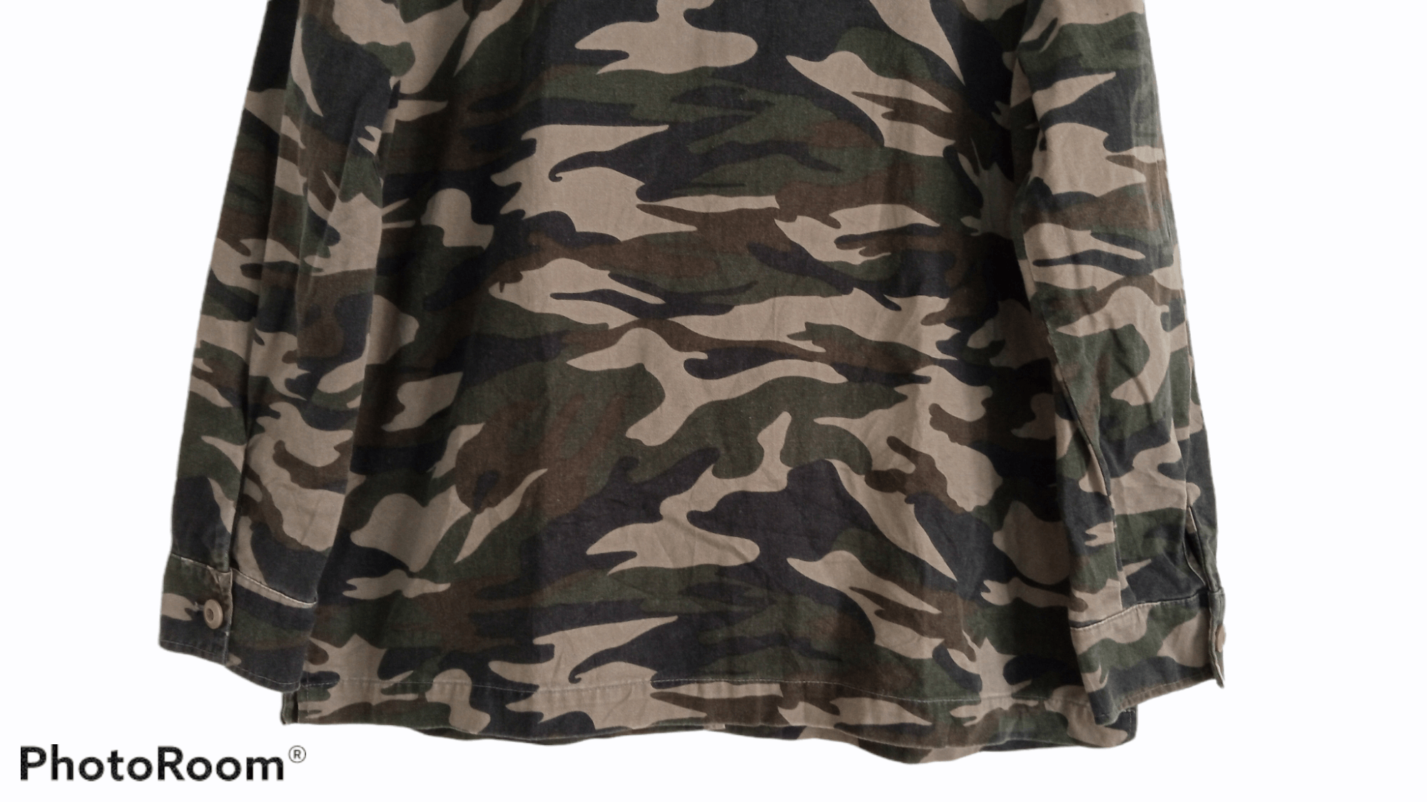Japanese Brand × Vintage 🔥🔥Vintage Style Graffi Camouflage LS Shirt Size US L / EU 52-54 / 3 - 19 Thumbnail