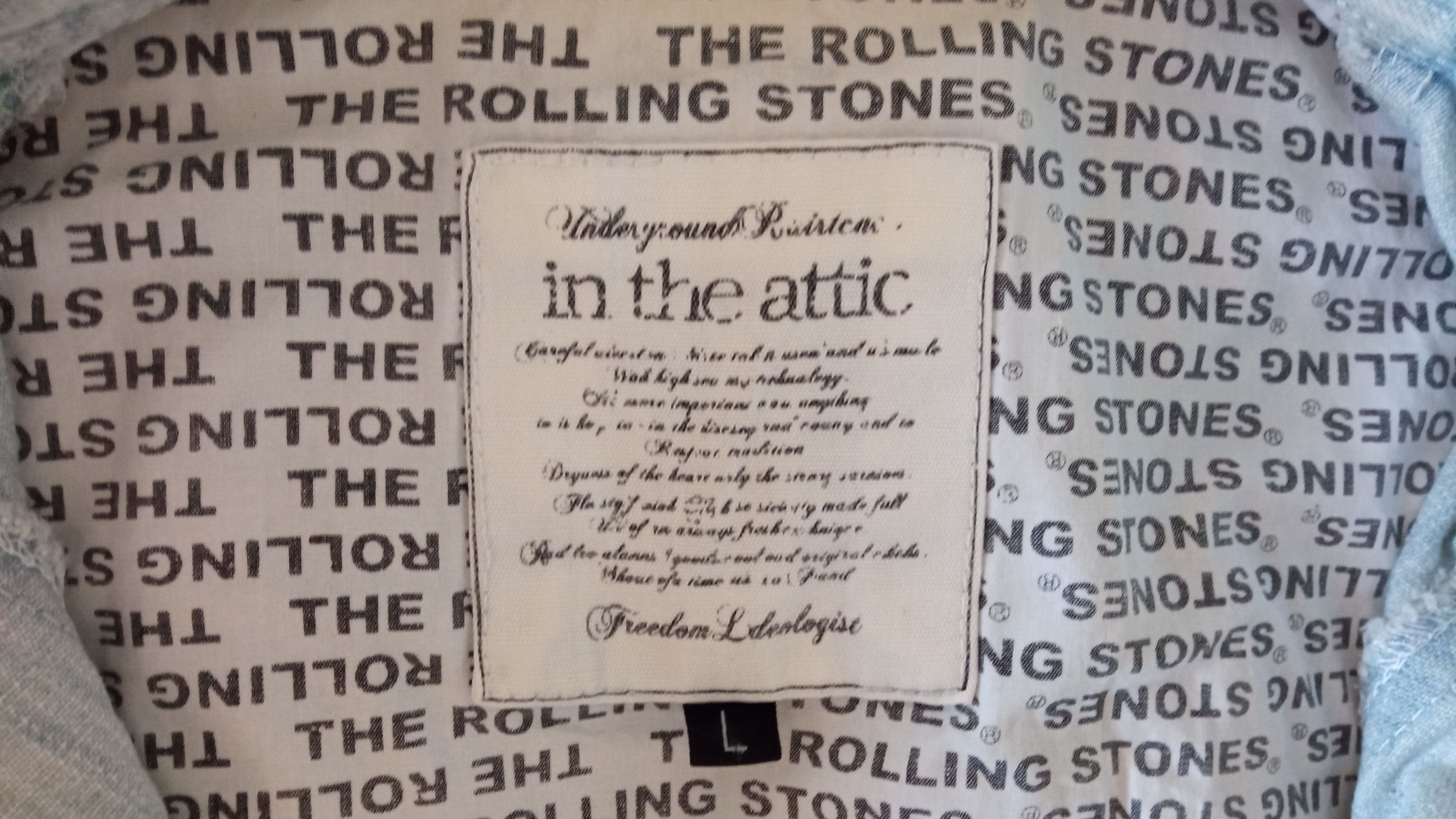 Band Tees × In The Attic × The Rolling Stones 🔥🔥In The Attic x The Rolling Stones Denim Shirt Size US M / EU 48-50 / 2 - 21 Thumbnail