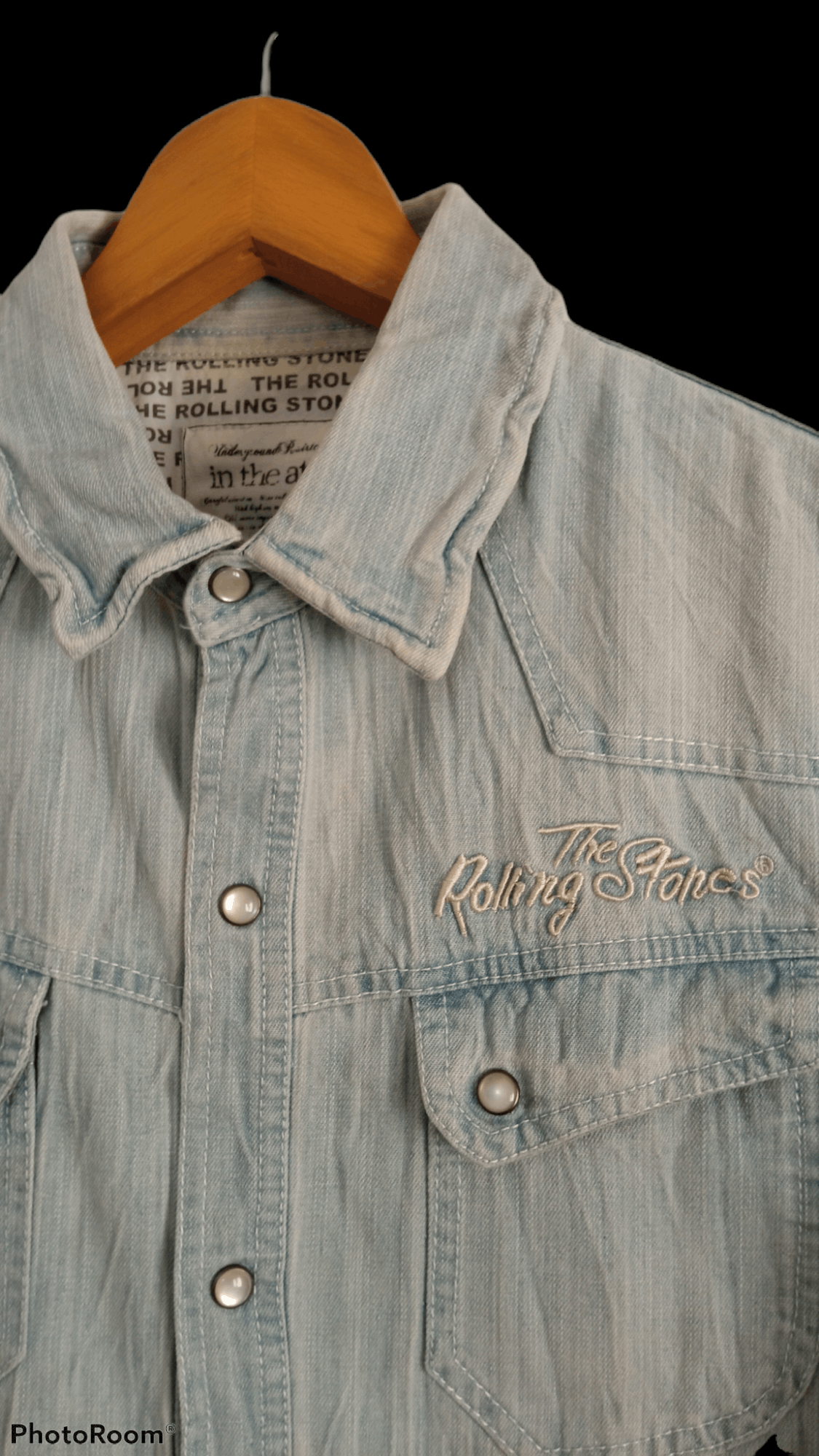 Band Tees × In The Attic × The Rolling Stones 🔥🔥In The Attic x The Rolling Stones Denim Shirt Size US M / EU 48-50 / 2 - 13 Thumbnail
