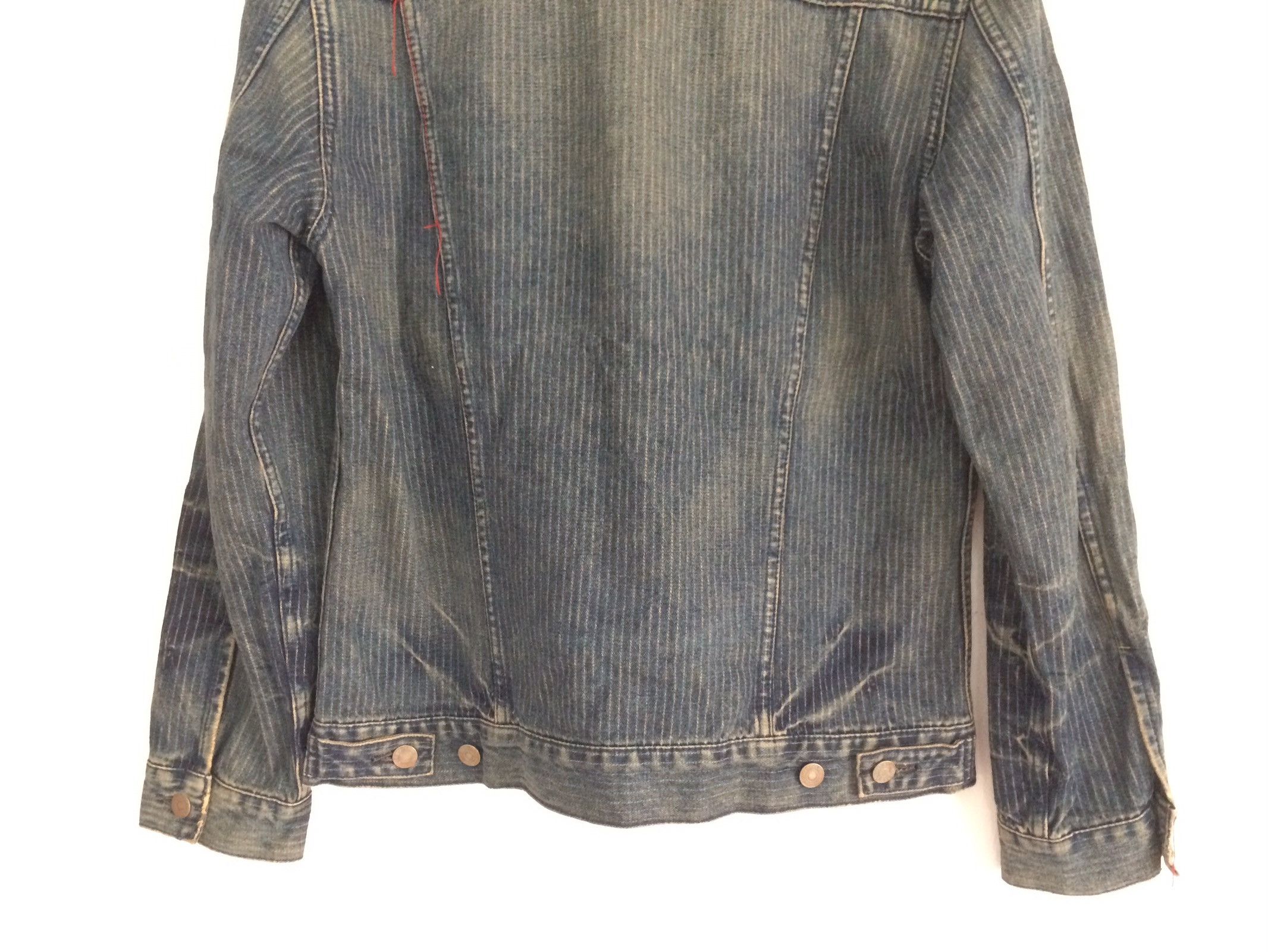 Levi's × Levi's Vintage Clothing × Vintage 🔥🔥Vtg Levi's Redloop Wabash Hickory Denim Trucker Jacket Size US L / EU 52-54 / 3 - 9 Thumbnail