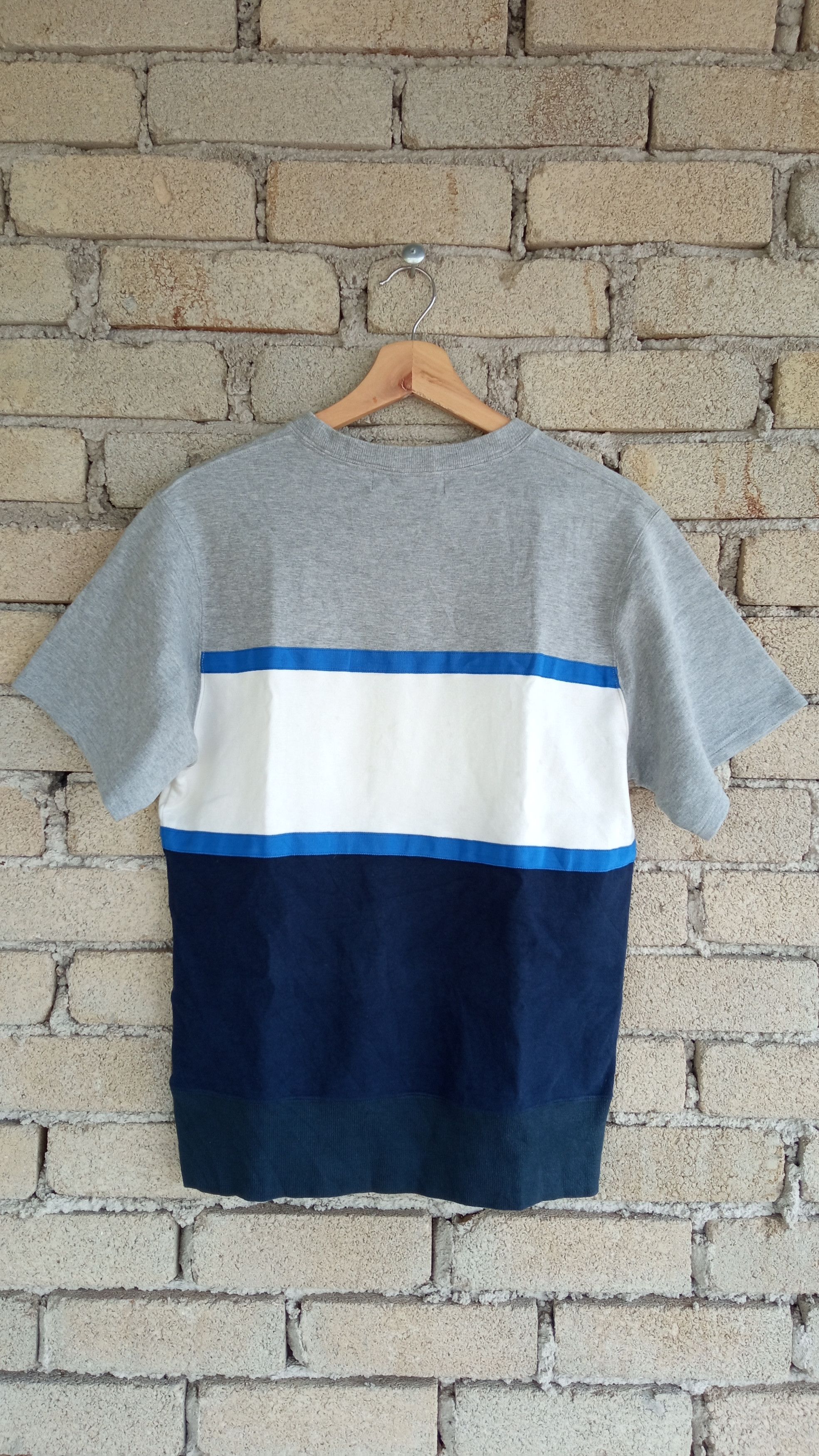 Japanese Brand × Vintage 🔥🔥Mackdaddy Striped Border T-Shirt Size US M / EU 48-50 / 2 - 10 Thumbnail