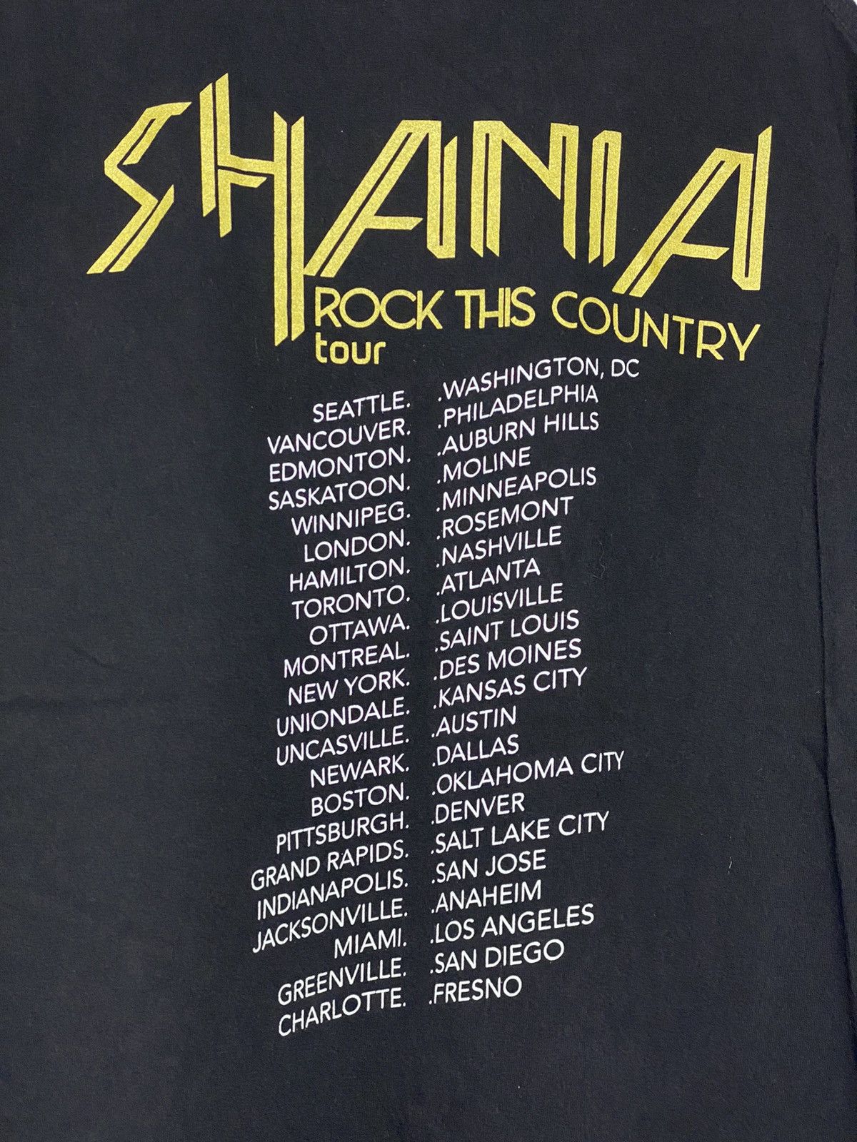 Band Tees × Rap Tees × Vintage Vintage Shania Tour Tees / Tupac Eminem Bjork Nirvana Size US XL / EU 56 / 4 - 5 Thumbnail