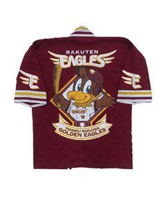 TOHOKU RAKUTEN GOLDEN EAGLES JAPAN MAJESTIC BASEBALL JERSEY Size