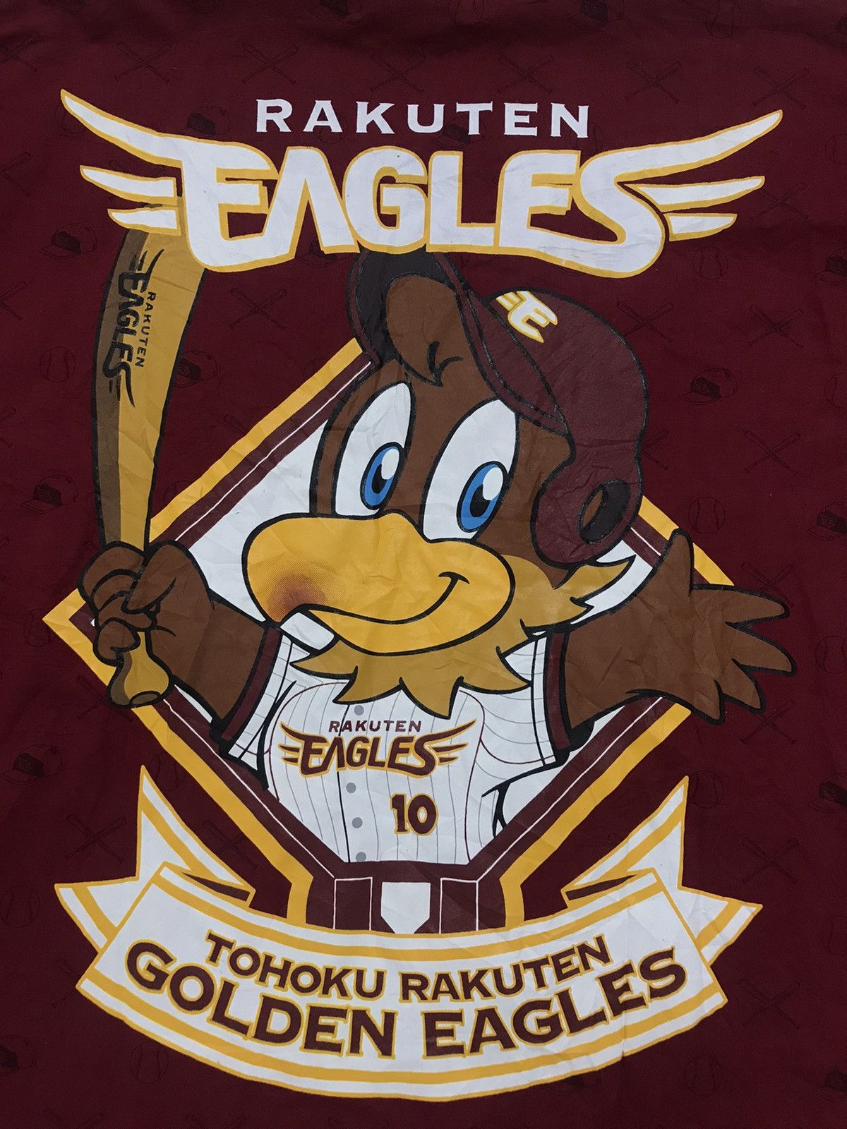 Japanese Brand Vintage Kimono Rakuten Eagles Tohoku Golden Eagles NPB Japan Size US M / EU 48-50 / 2 - 7 Thumbnail