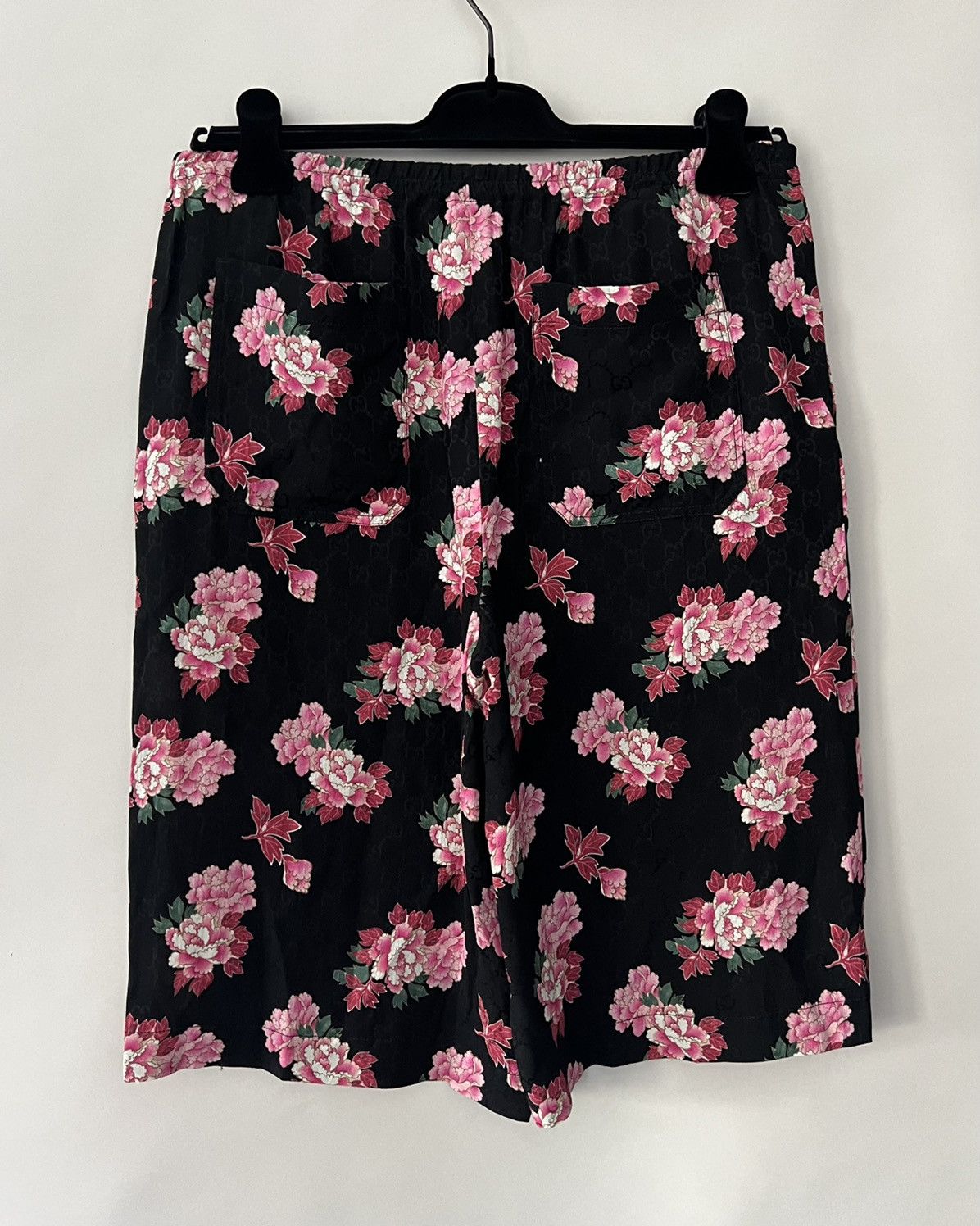 Gucci Peony Fantasy Logo Floral Print Shorts