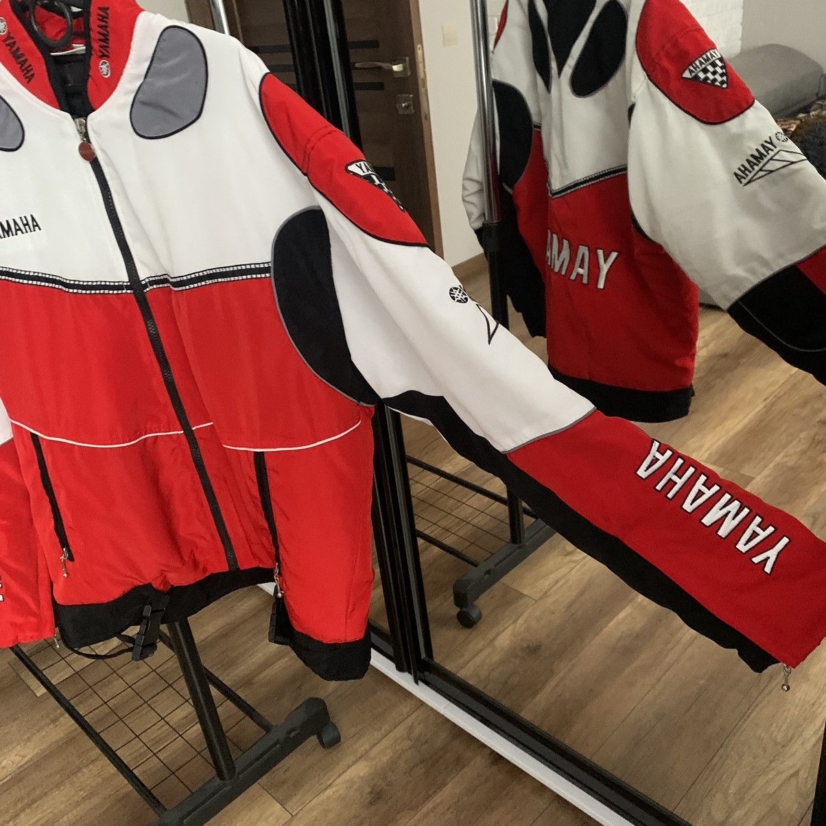 Vintage Yamaha Racing Jacket Moto Vintage Big Logo Size US XL / EU 56 / 4 - 7 Thumbnail