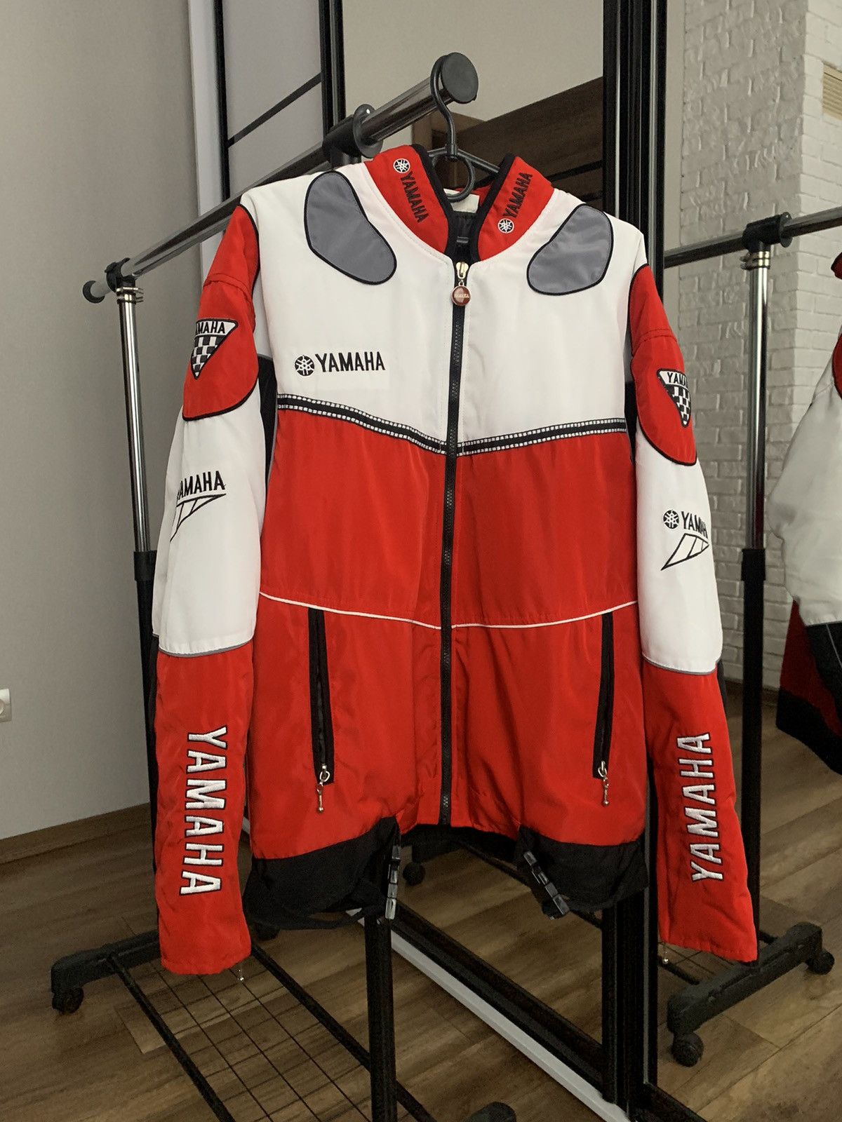 Vintage Yamaha Racing Jacket Moto Vintage Big Logo Size US XL / EU 56 / 4 - 1 Thumbnail