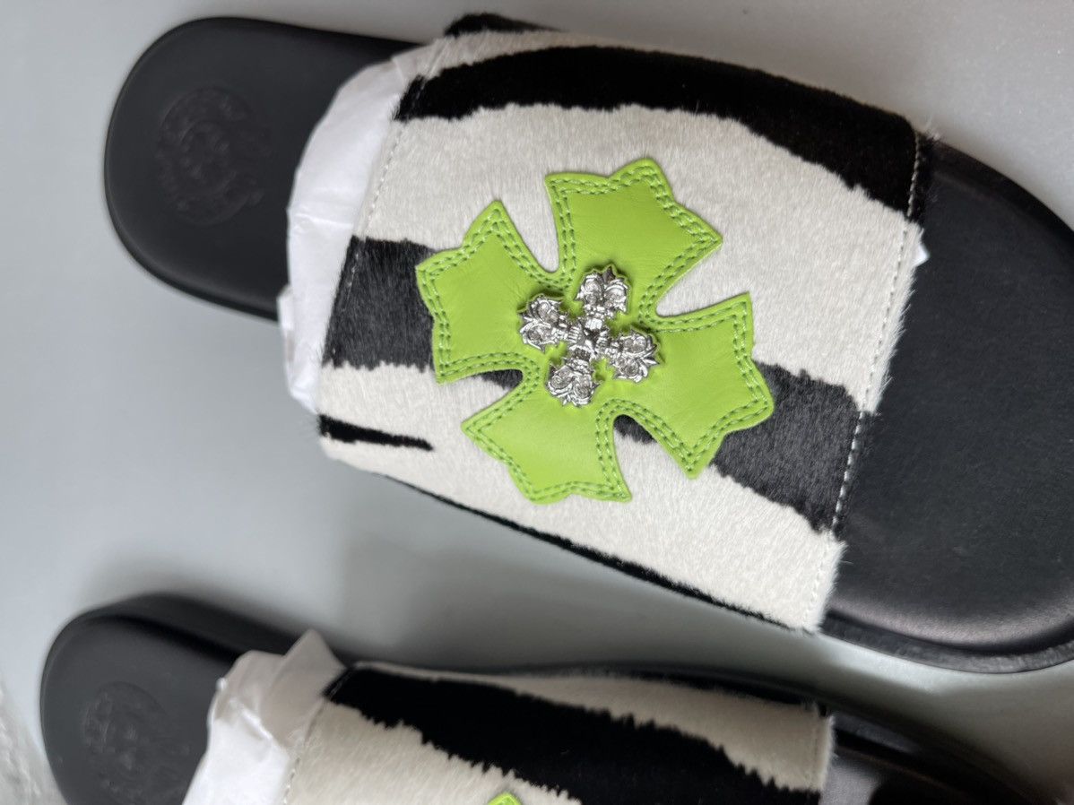 Chrome Hearts Chrome Hearts ZEBRA STUD SANDAL SLIDES SZ 10 Size US 10 / EU 43 - 3 Thumbnail