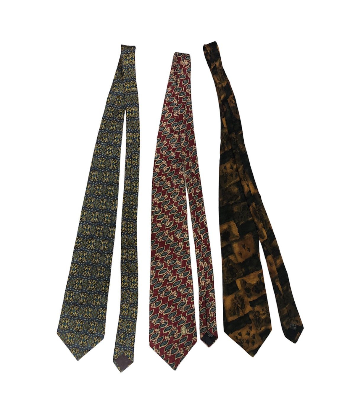 Christian Dior Monsieur Combo 3pcs Dior&Zegna Silk Material Necktie Art Design Size ONE SIZE - 1 Thumbnail