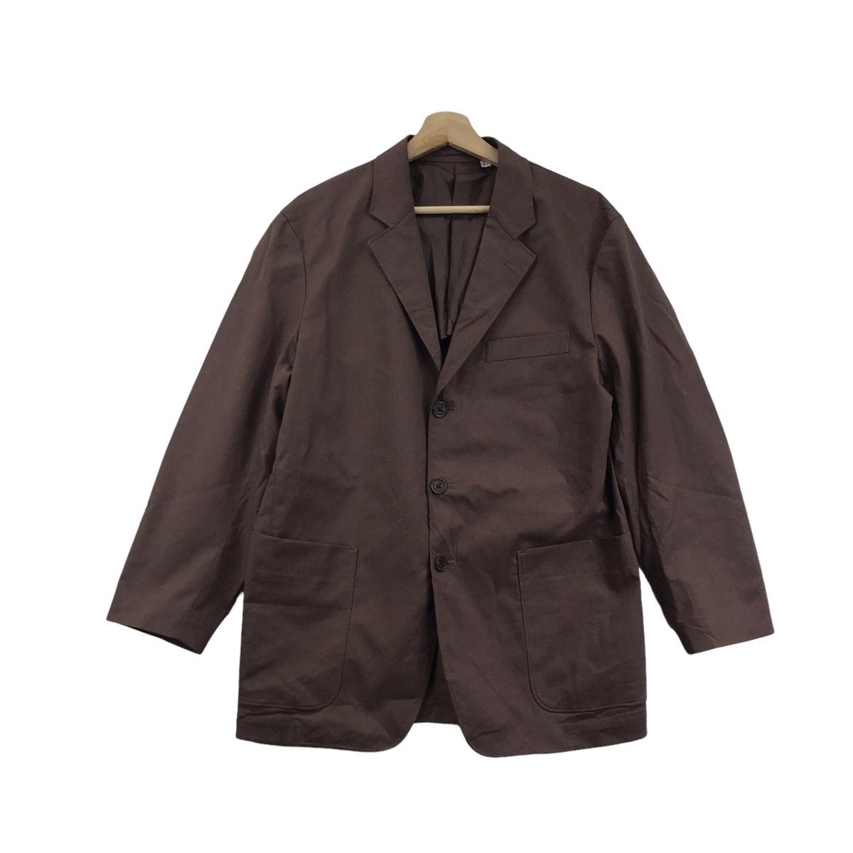 UNIQLO Japanese Brand Brown Blazer Coat Jacket