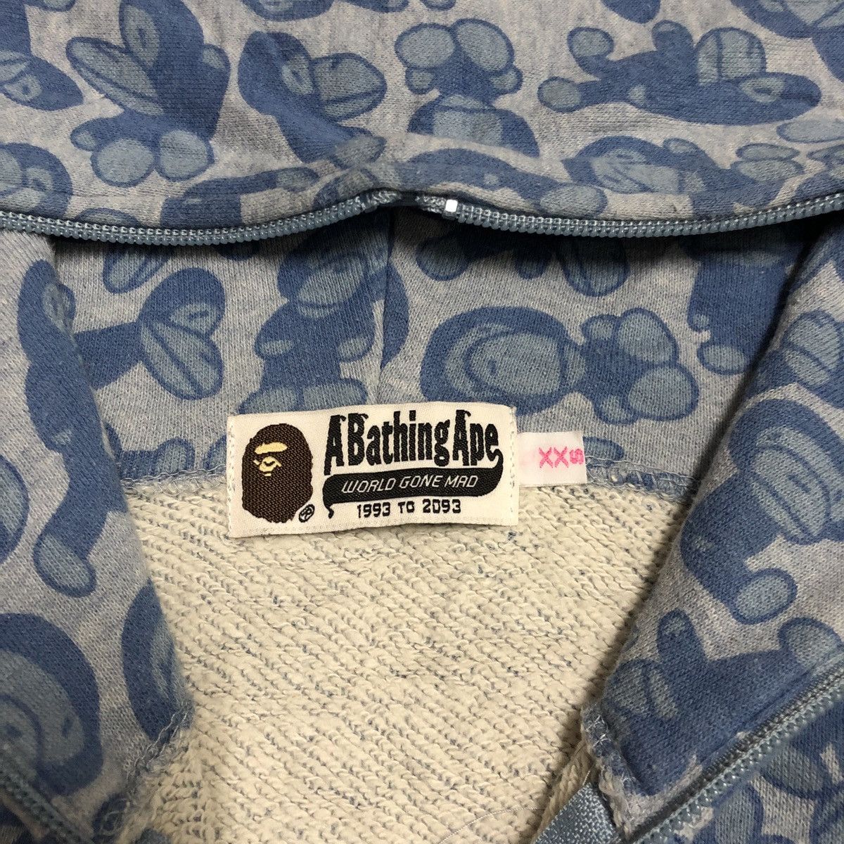 Bape 🔥BABY MILO Fullprint Full Zip Hoodie Size XXS / US 00 / IT 34 - 5 Thumbnail