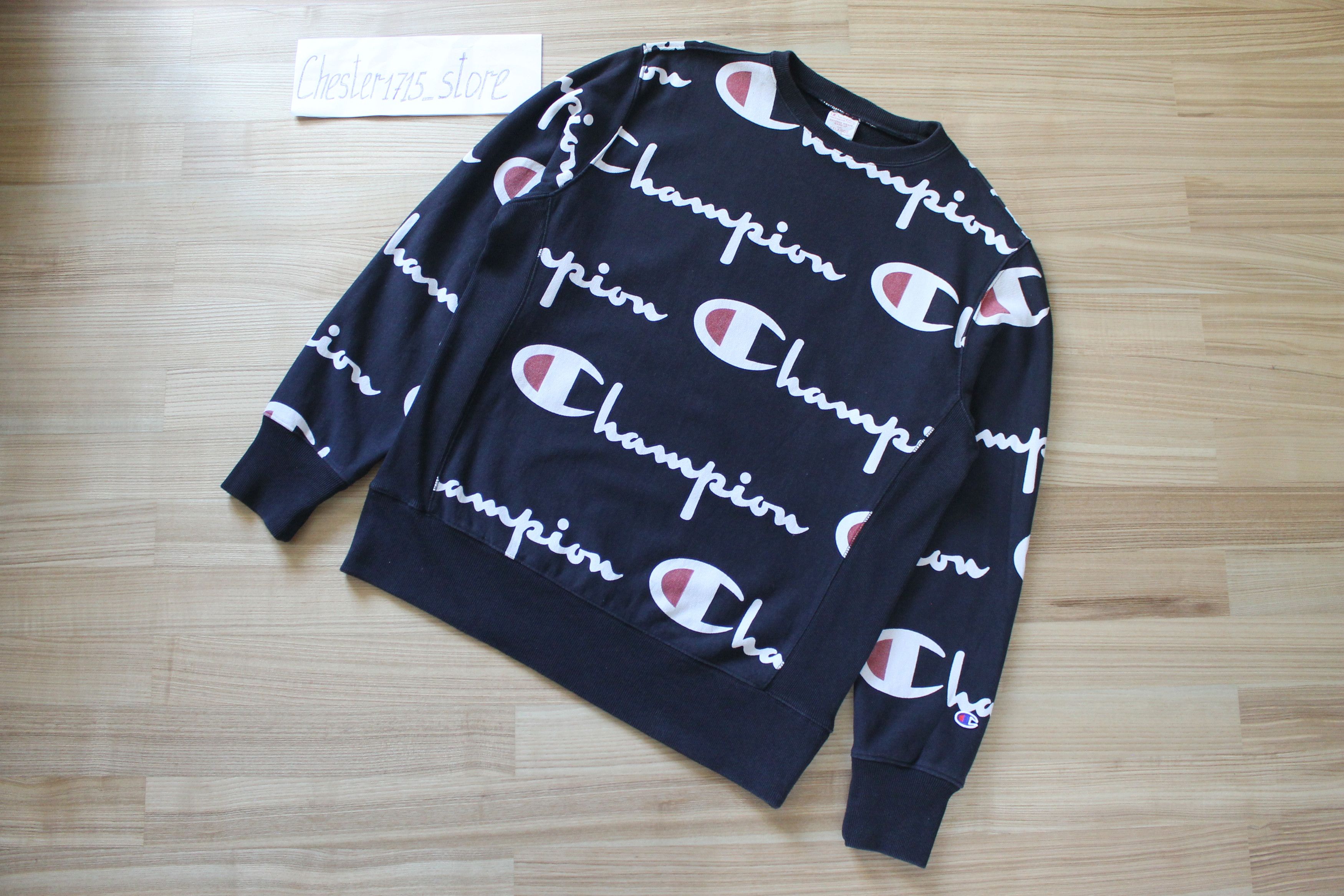 Champion Crewneck Reverse Weave All Over Logo Size US XXL / EU 58 / 5 - 5 Thumbnail