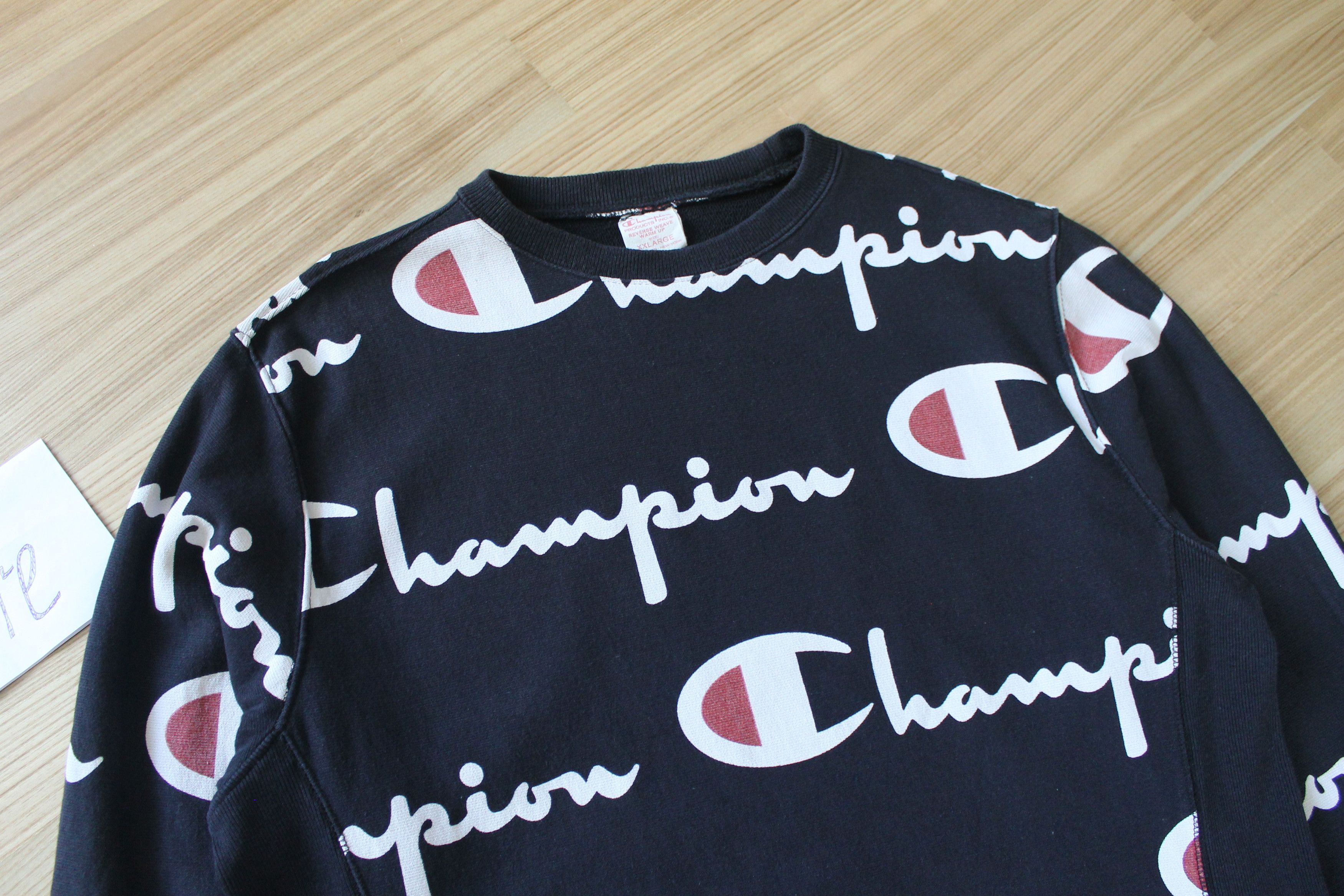 Champion Crewneck Reverse Weave All Over Logo Size US XXL / EU 58 / 5 - 6 Thumbnail
