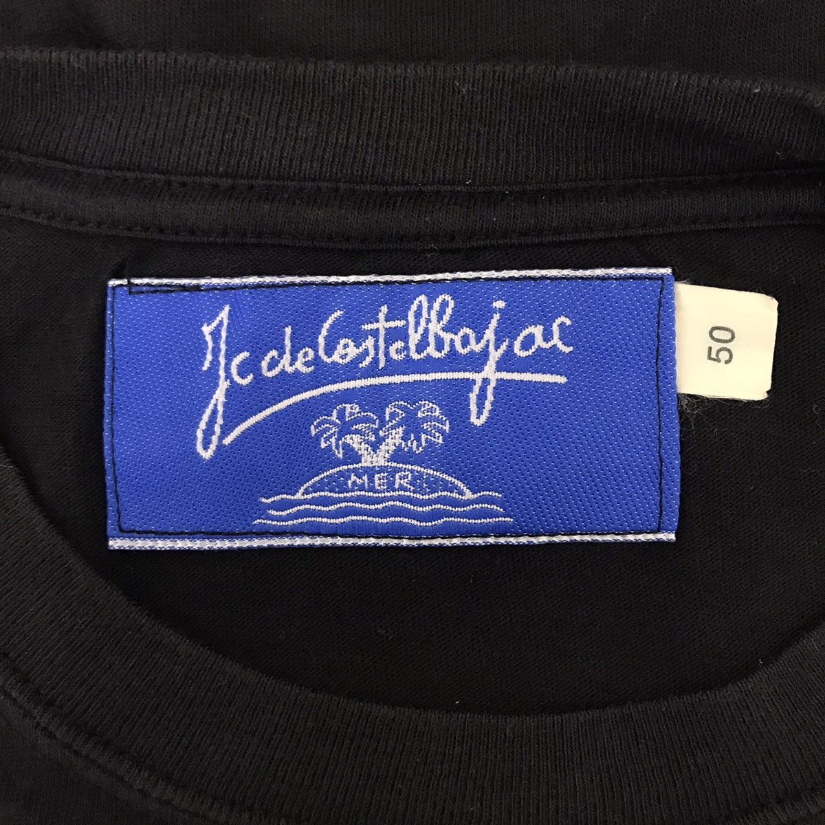 Jean Charles De Castelbajac Vintage JC DE CASTELBAJAC Pop Art Fish Black T Shirt Size US L / EU 52-54 / 3 - 4 Thumbnail