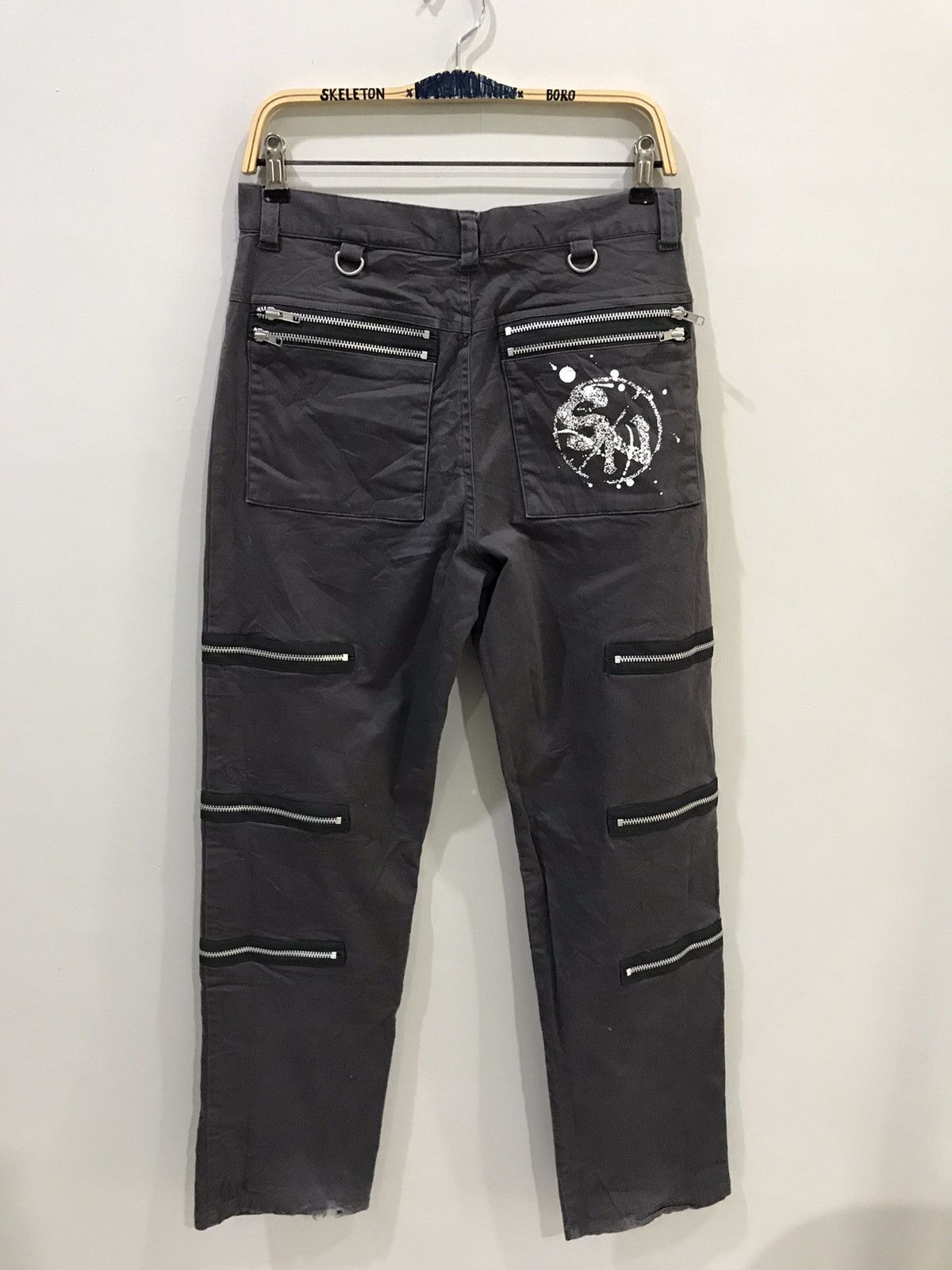 image of Seditionaries x The Anarchy Slash Number Japan Multizippe Seditionaris Punk Legend Pant in Grey (Si