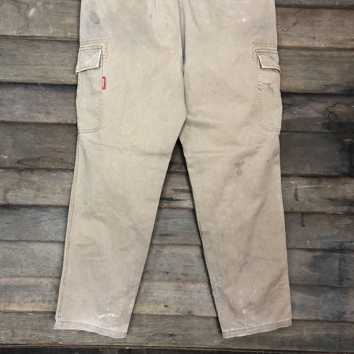Japanese Brand × StraightFaded Xebec Brown Multipocket Tactical Cargo Pants #c1022 Size US 33 - 10 Thumbnail