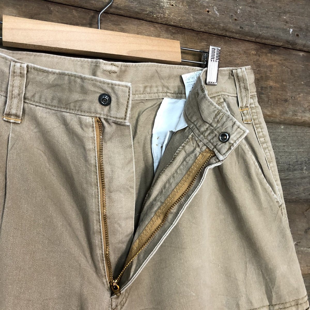 Japanese Brand × StraightFaded Xebec Brown Multipocket Tactical Cargo Pants #c1022 Size US 33 - 7 Thumbnail