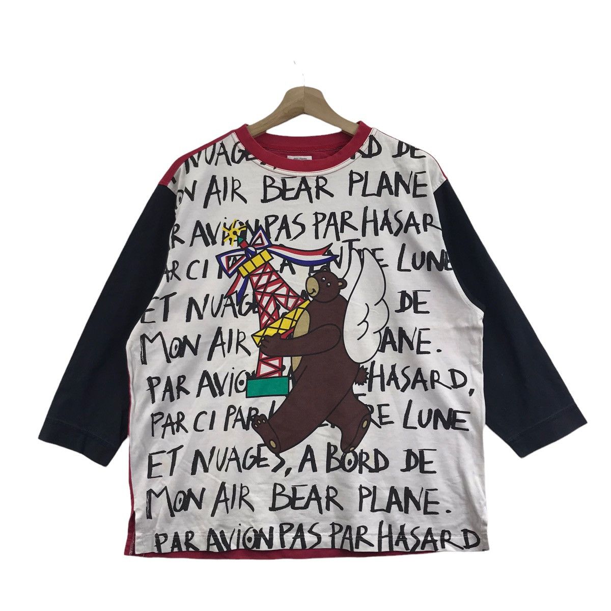 Jean Charles De Castelbajac Vintage JC DE CASTELBAJAC PopArt Overprint Long SleeveShirt Size US M / EU 48-50 / 2 - 1 Thumbnail