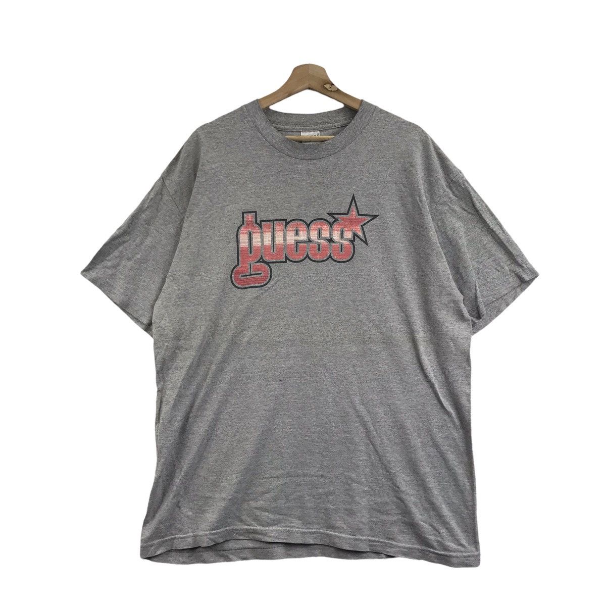 Guess Vintage GUESS USA American Tradition Grey T Shirt Stripes Size US XL / EU 56 / 4 - 1 Thumbnail