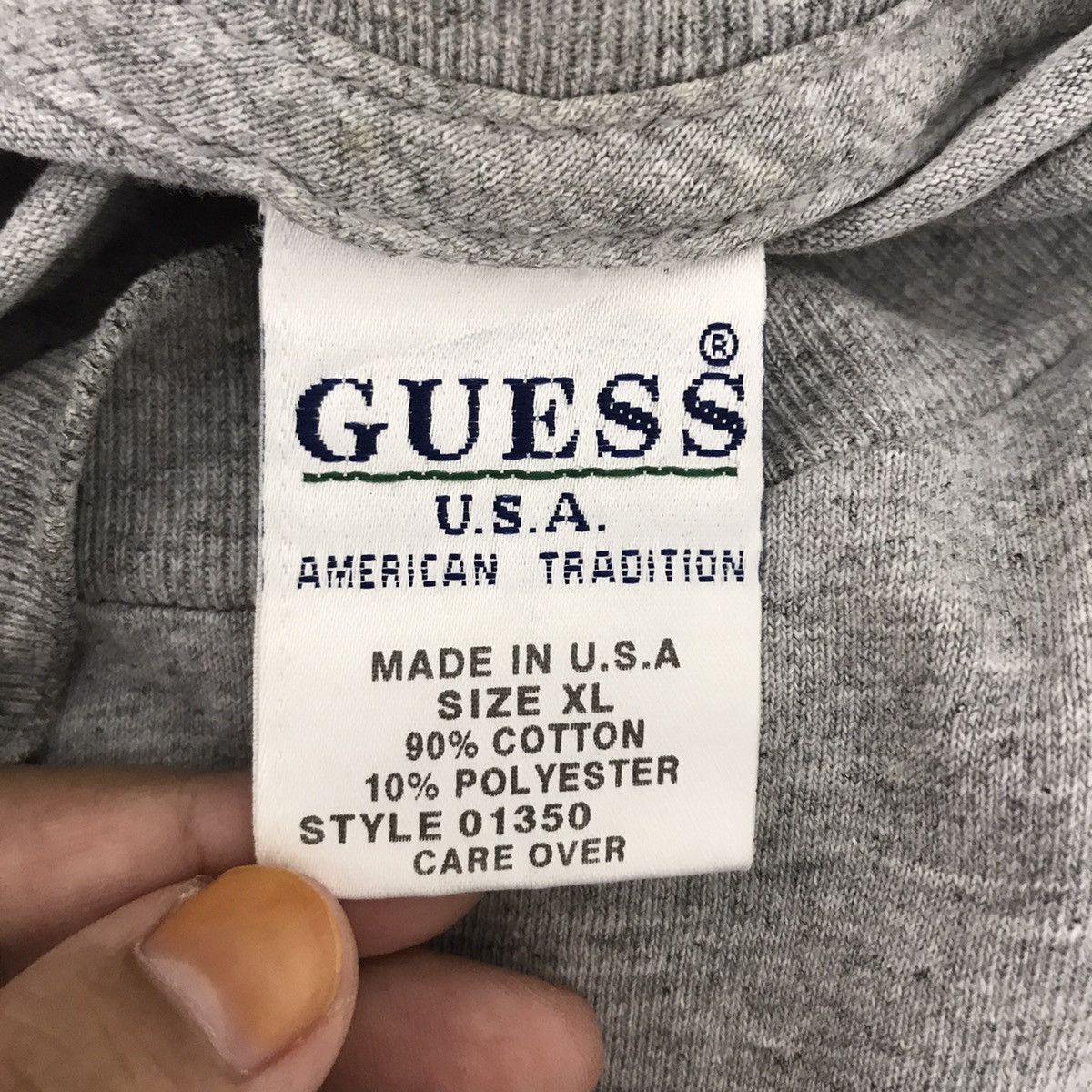 Guess Vintage GUESS USA American Tradition Grey T Shirt Stripes Size US XL / EU 56 / 4 - 4 Thumbnail