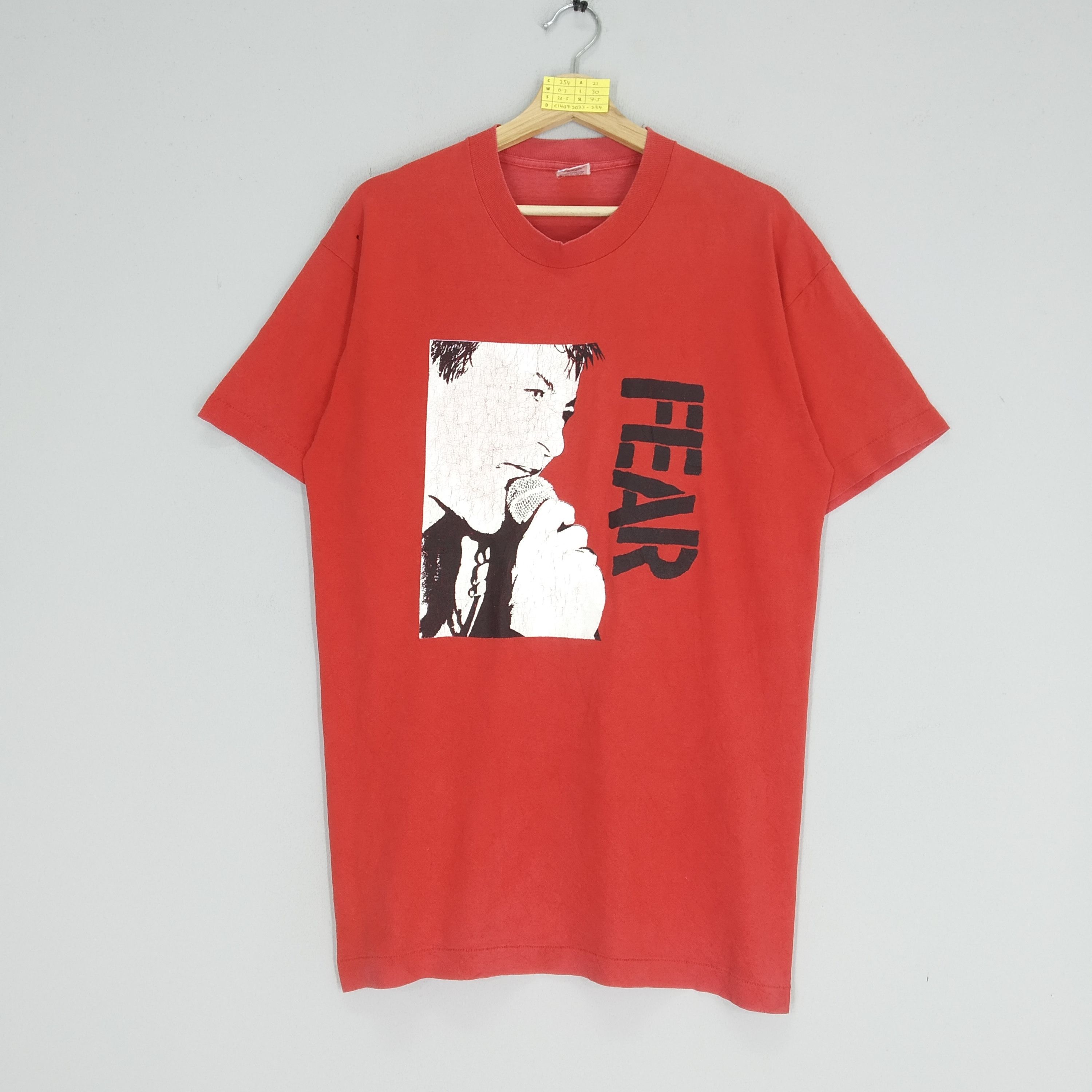Band Tees Vintage 90s Fear American Punk Rock Band Hardcore Punk Size US L / EU 52-54 / 3 - 1 Thumbnail