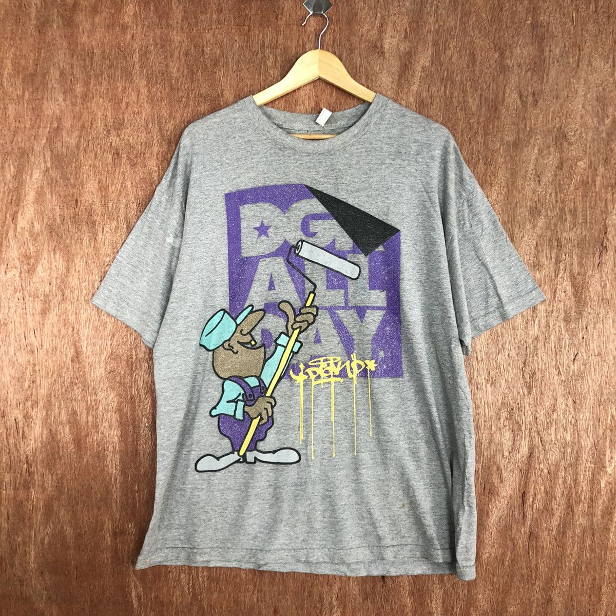 DGK DLL Kayo Grey graffiti hip hop vintage Tshirt #1739 Size US XL / EU 56 / 4 - 1 Thumbnail