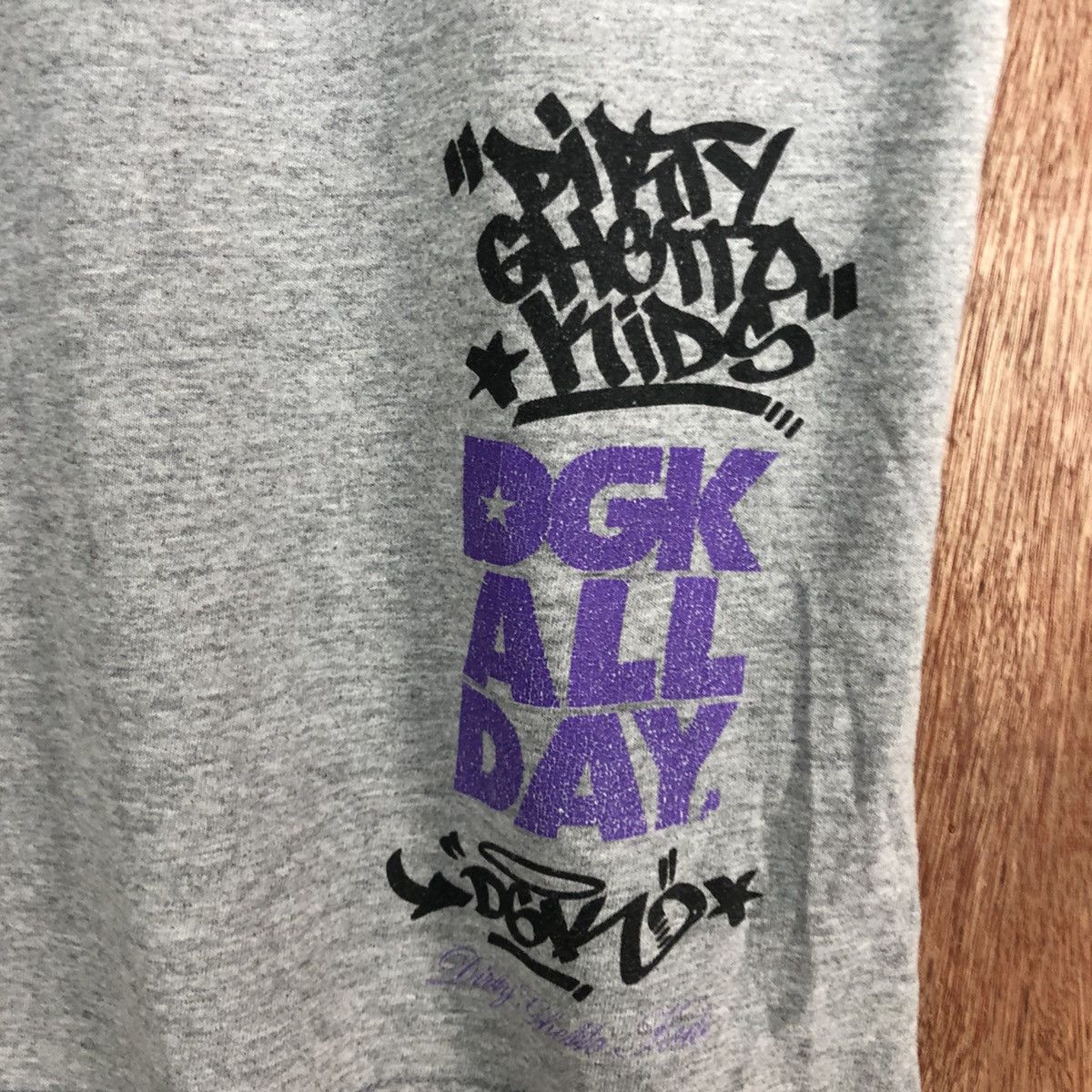DGK DLL Kayo Grey graffiti hip hop vintage Tshirt #1739 Size US XL / EU 56 / 4 - 13 Thumbnail