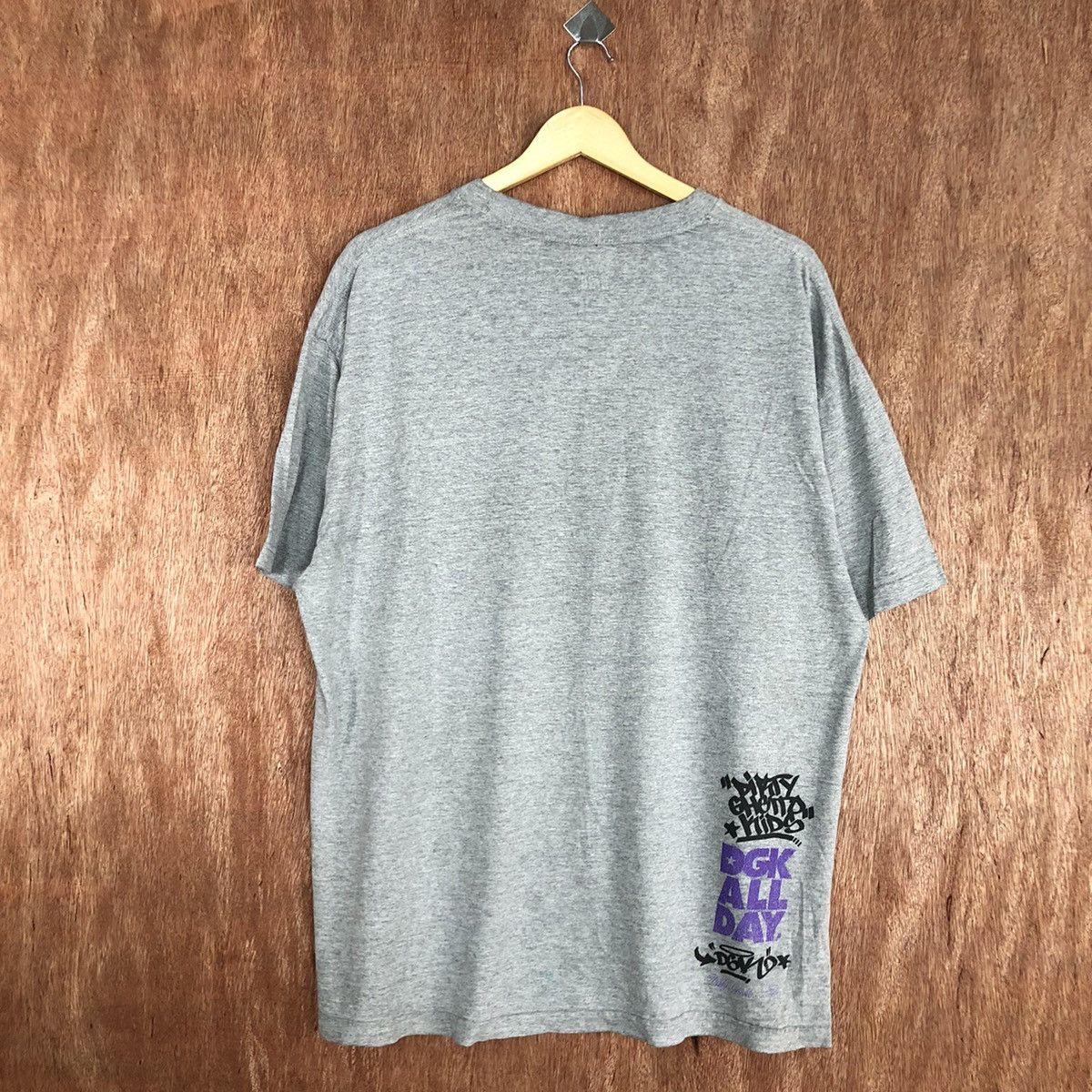 DGK DLL Kayo Grey graffiti hip hop vintage Tshirt #1739 Size US XL / EU 56 / 4 - 12 Thumbnail