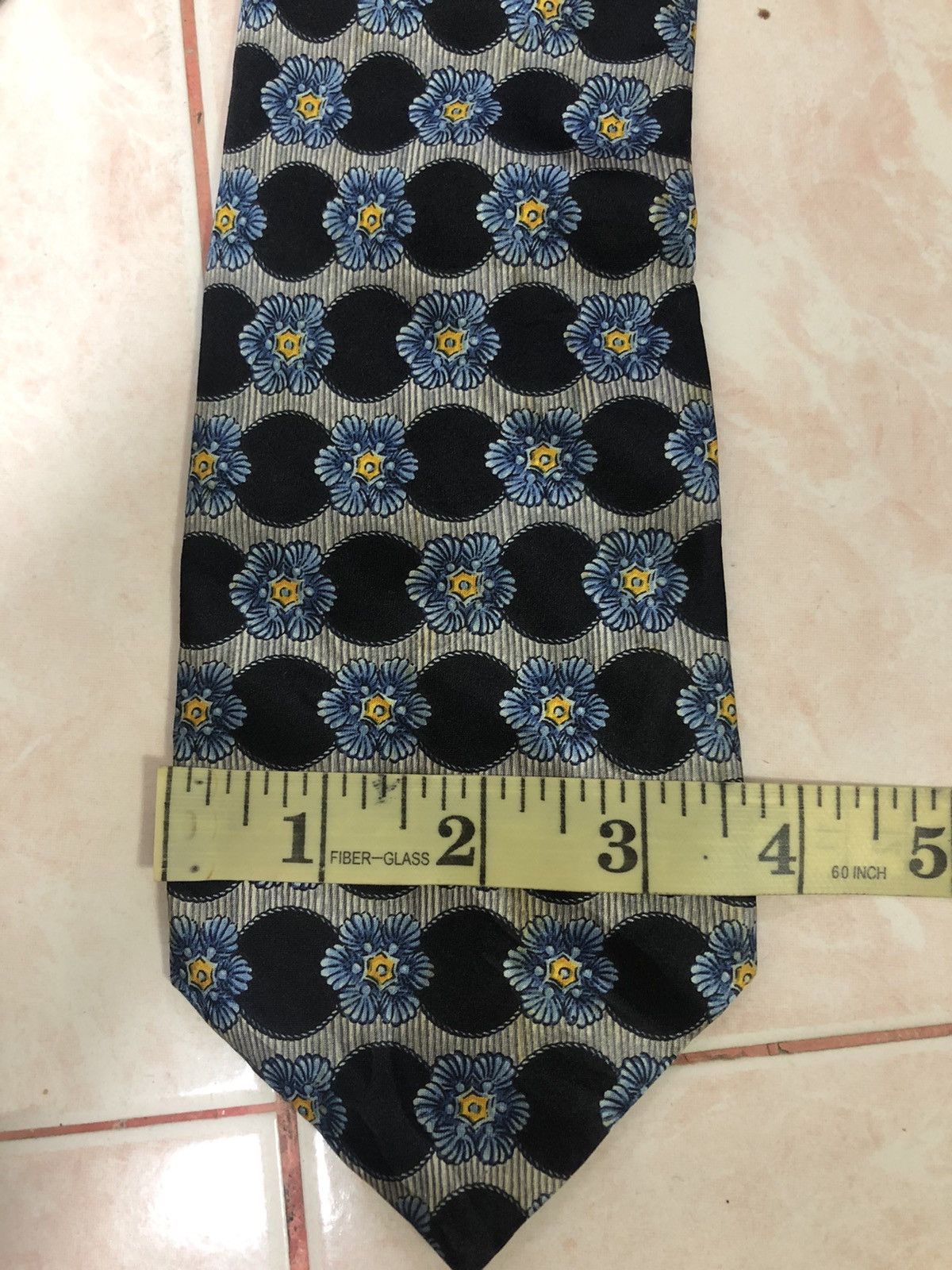 Lanvin Combo 3pcs Lanvin Necktie Silk Material Art Design Size ONE SIZE - 7 Thumbnail