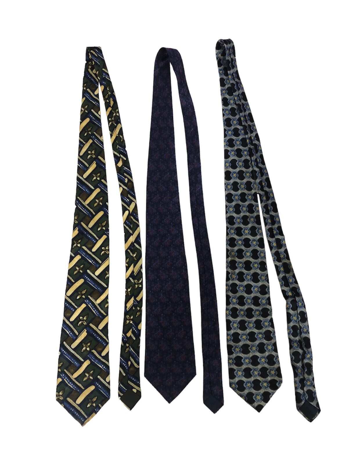 Lanvin Combo 3pcs Lanvin Necktie Silk Material Art Design Size ONE SIZE - 1 Thumbnail