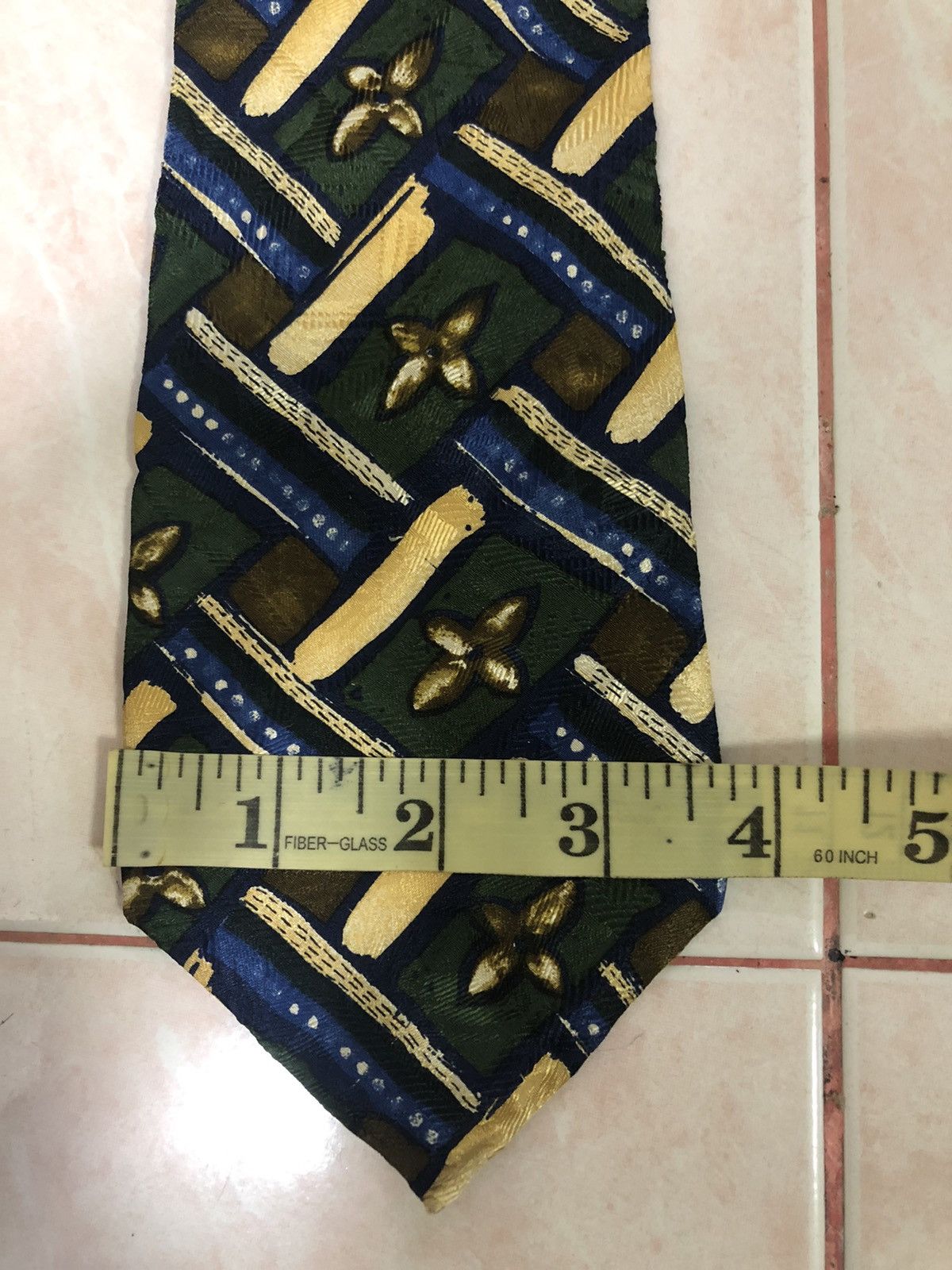 Lanvin Combo 3pcs Lanvin Necktie Silk Material Art Design Size ONE SIZE - 5 Thumbnail