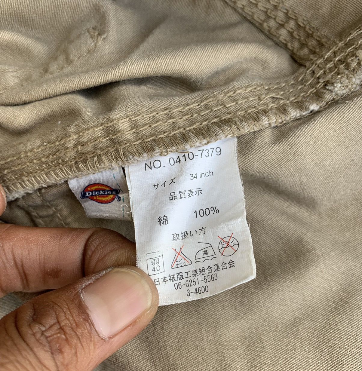Dickies Vintage Dickies Double Knee Buckle Back Carpenter Size US 34 / EU 50 - 12 Thumbnail