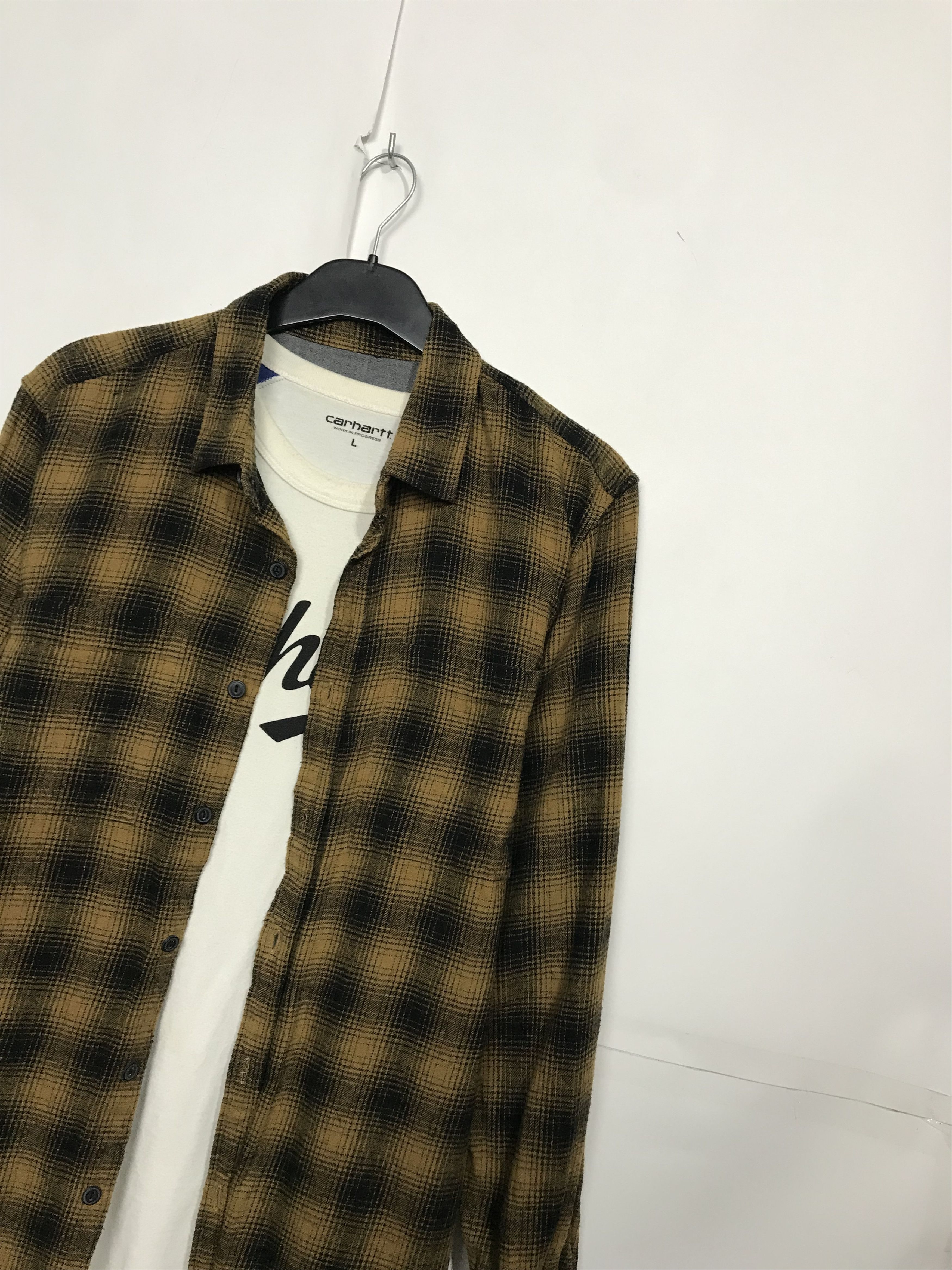 Flannel × Vintage Vintage Flannel Plaid Shirt Travis style Size US M / EU 48-50 / 2 - 2 Thumbnail