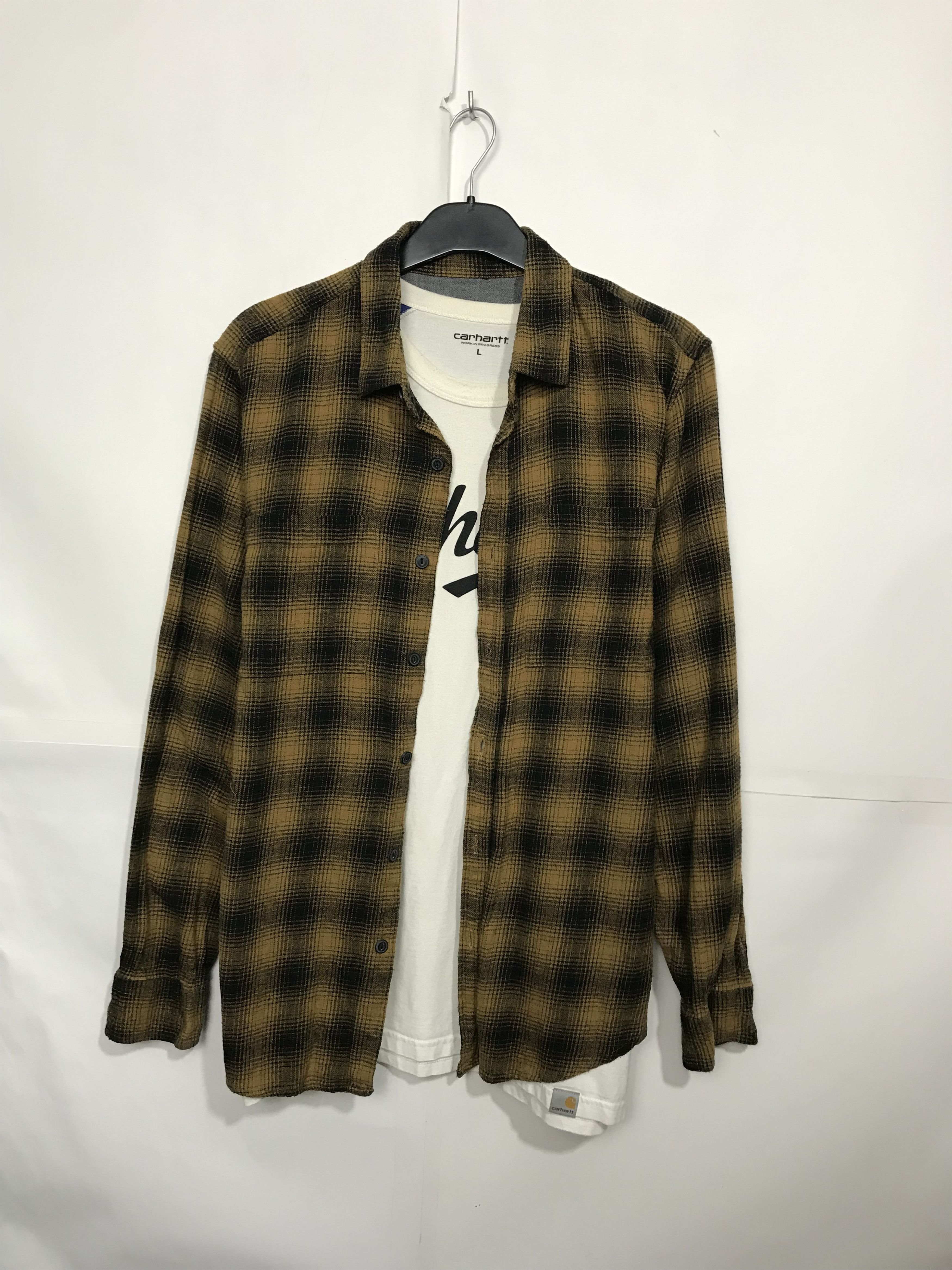 Flannel × Vintage Vintage Flannel Plaid Shirt Travis style Size US M / EU 48-50 / 2 - 1 Thumbnail