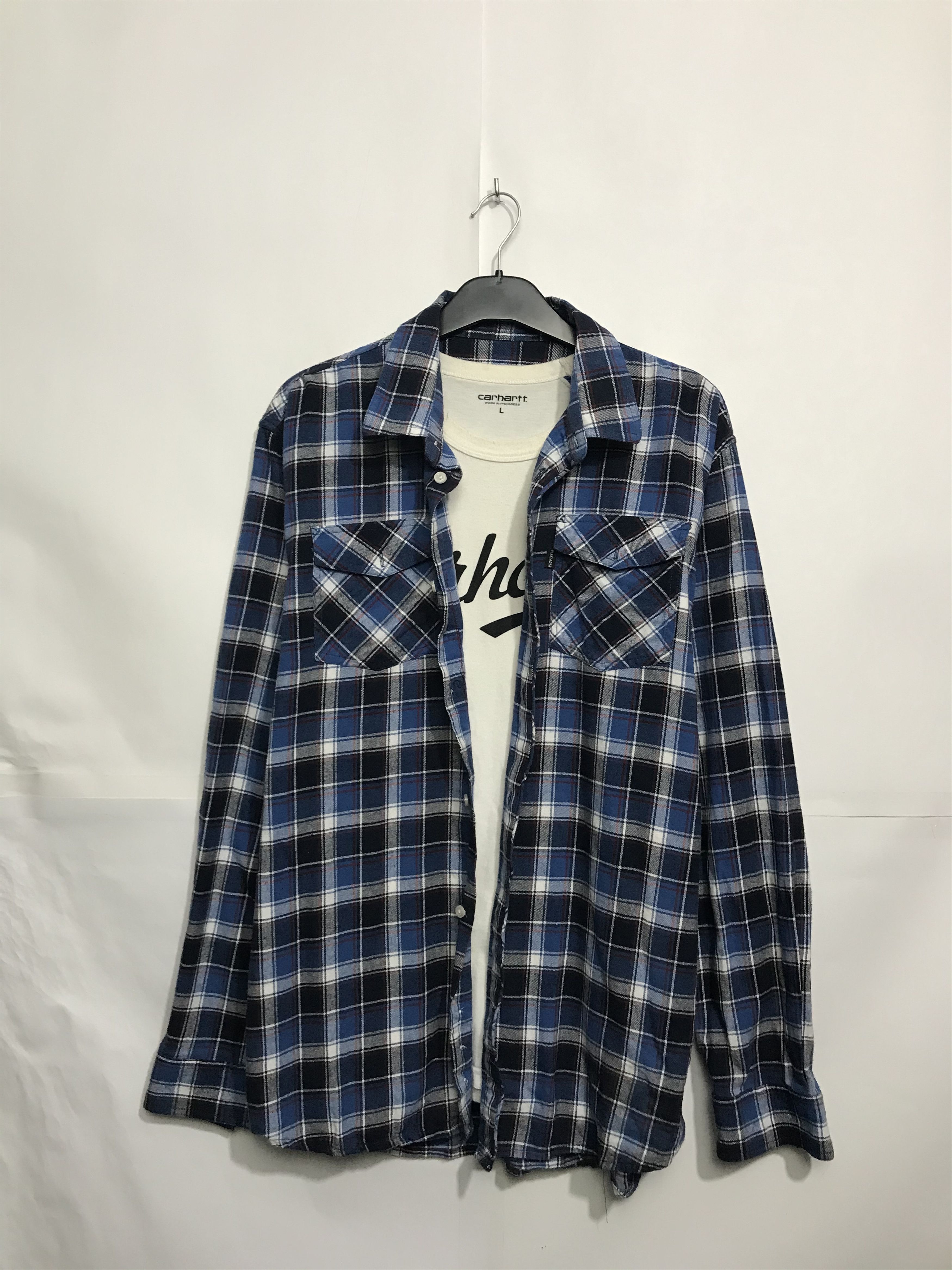 Flannel × Vintage Vintage Flannel Shirt Travis style Size US L / EU 52-54 / 3 - 1 Thumbnail