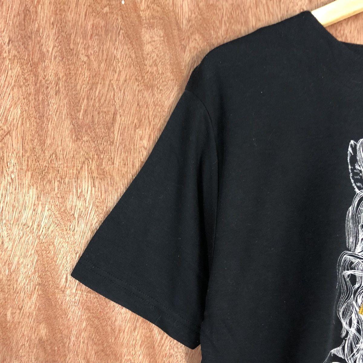 Japanese Brand DL Fashion Black dog Short Sleeve Tshirt #1625 Size L / US 10 / IT 46 - 5 Thumbnail