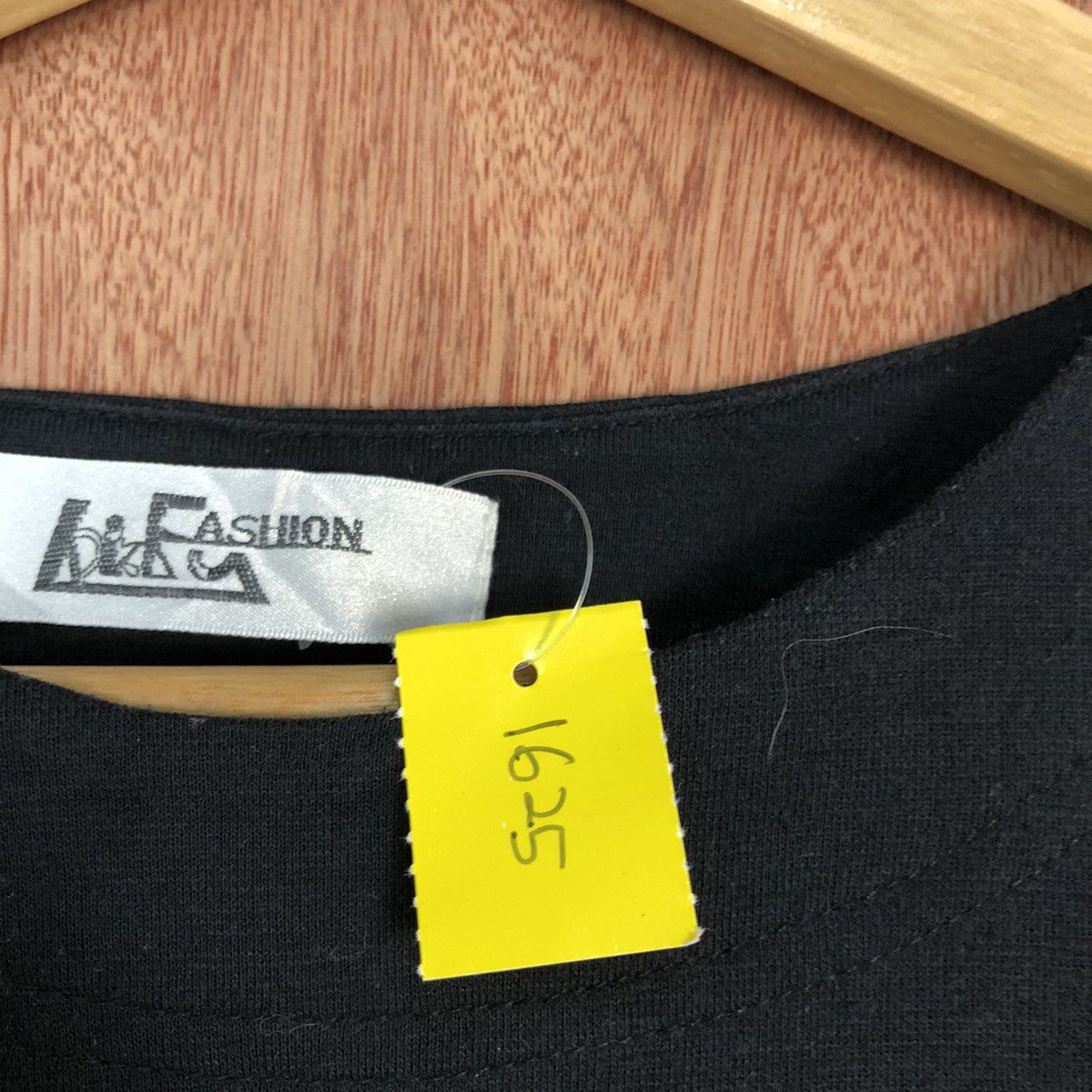 Japanese Brand DL Fashion Black dog Short Sleeve Tshirt #1625 Size L / US 10 / IT 46 - 10 Thumbnail