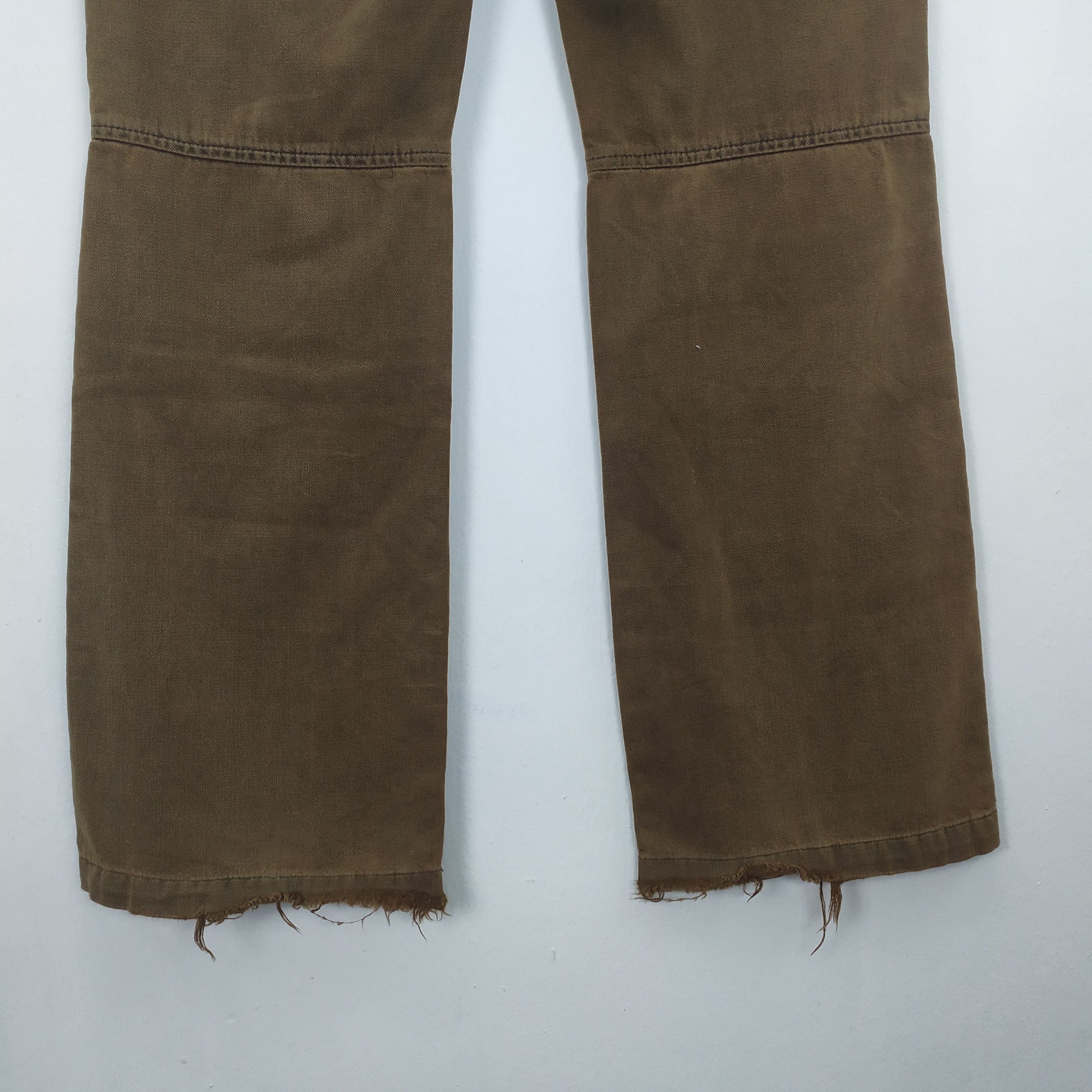Japanese Brand VINTAGE BIGSTAR FLARE DOUBLE KNEE 7 POCKET CARGO PANTS Size US 30 / EU 46 - 10 Thumbnail