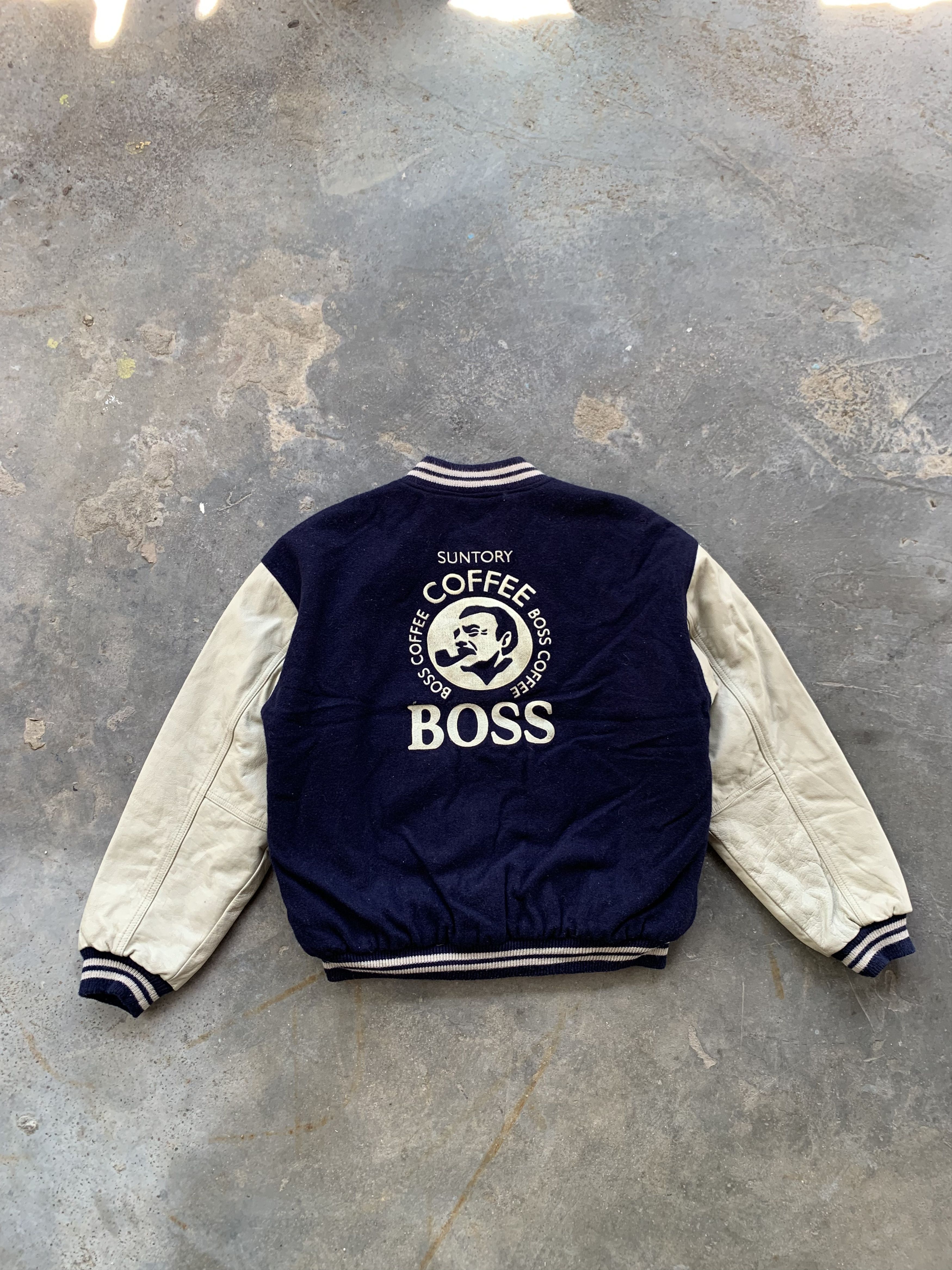 Vintage Vintage Suntory Coffee Boss Varsity Jacket Size US XL / EU 56 / 4 - 2 Thumbnail