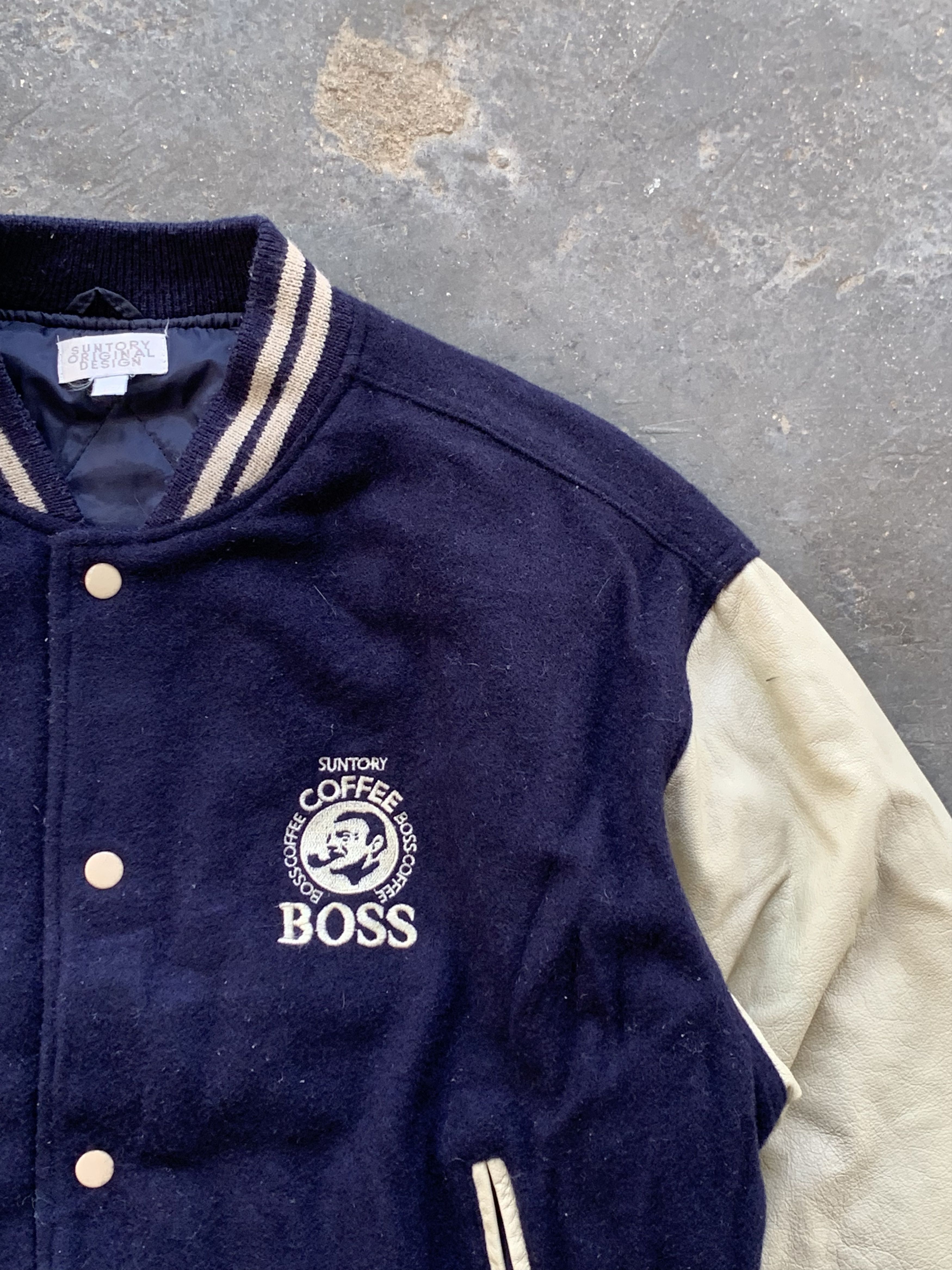 Vintage Vintage Suntory Coffee Boss Varsity Jacket Size US XL / EU 56 / 4 - 9 Thumbnail