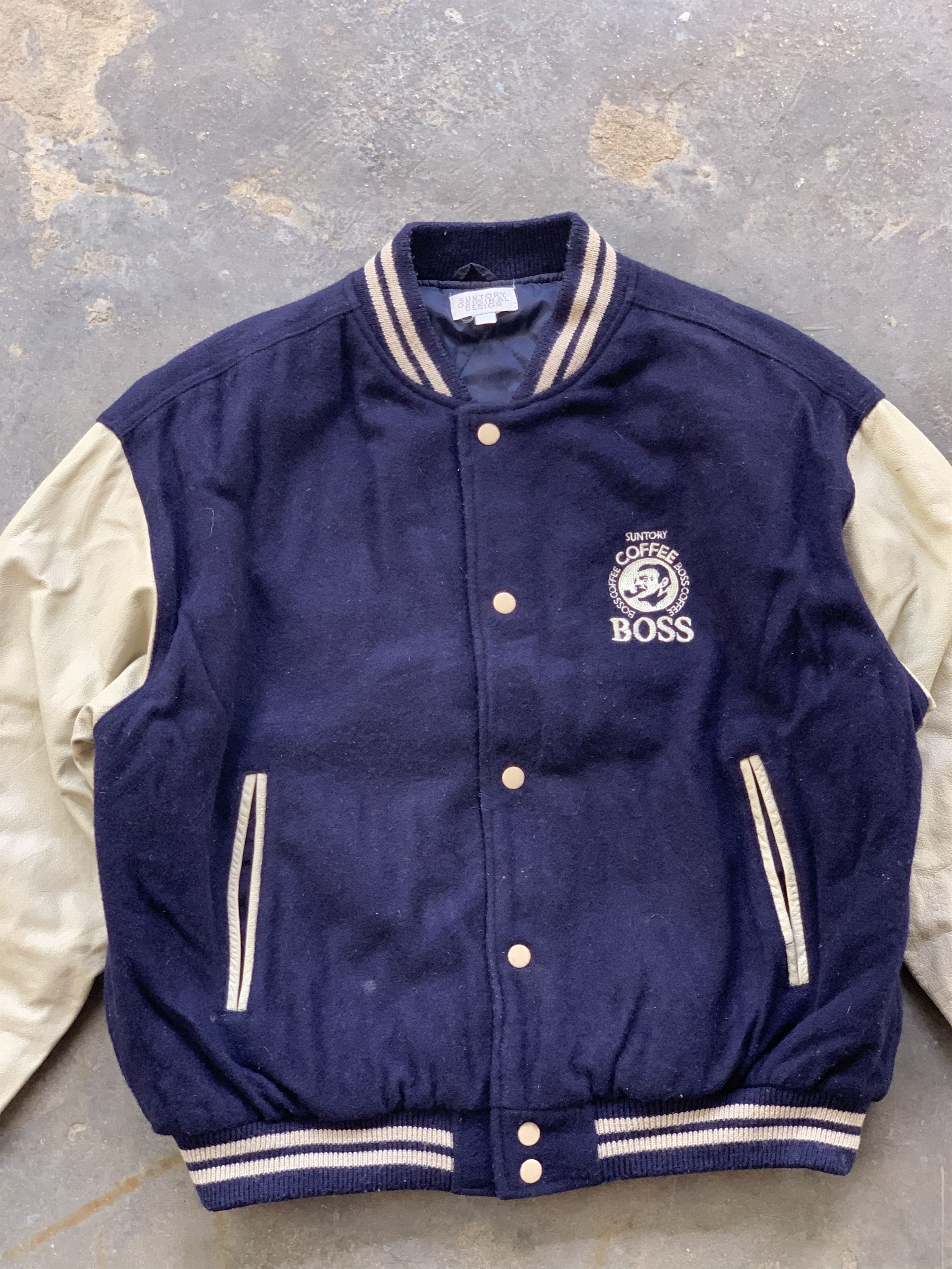 Vintage Vintage Suntory Coffee Boss Varsity Jacket Size US XL / EU 56 / 4 - 5 Thumbnail