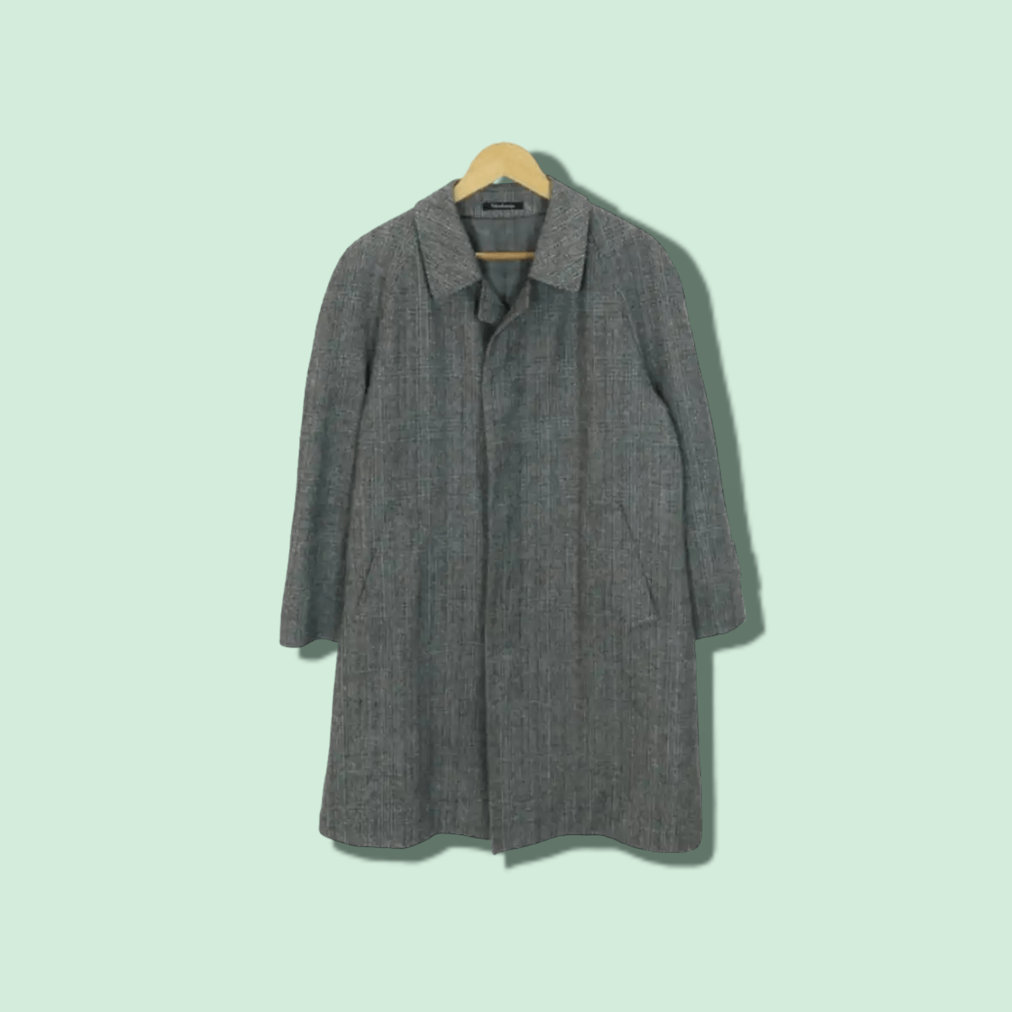 Japanese Brand Hi-Land TAKASHIMAYA Trench Long Coat Size US M / EU 48-50 / 2 - 1 Thumbnail