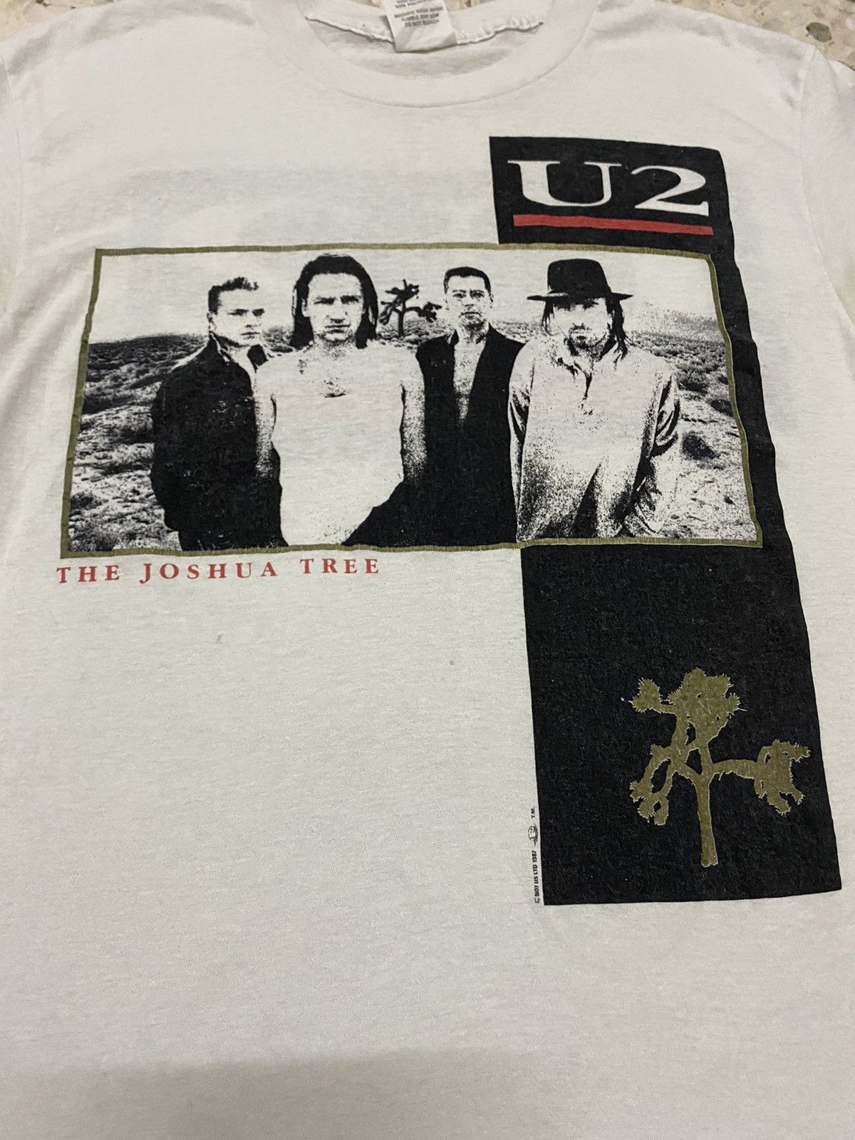 Band Tees True Vintage U2 87’s The Joshua Tree Shirt Rare Design Size US L / EU 52-54 / 3 - 3 Thumbnail