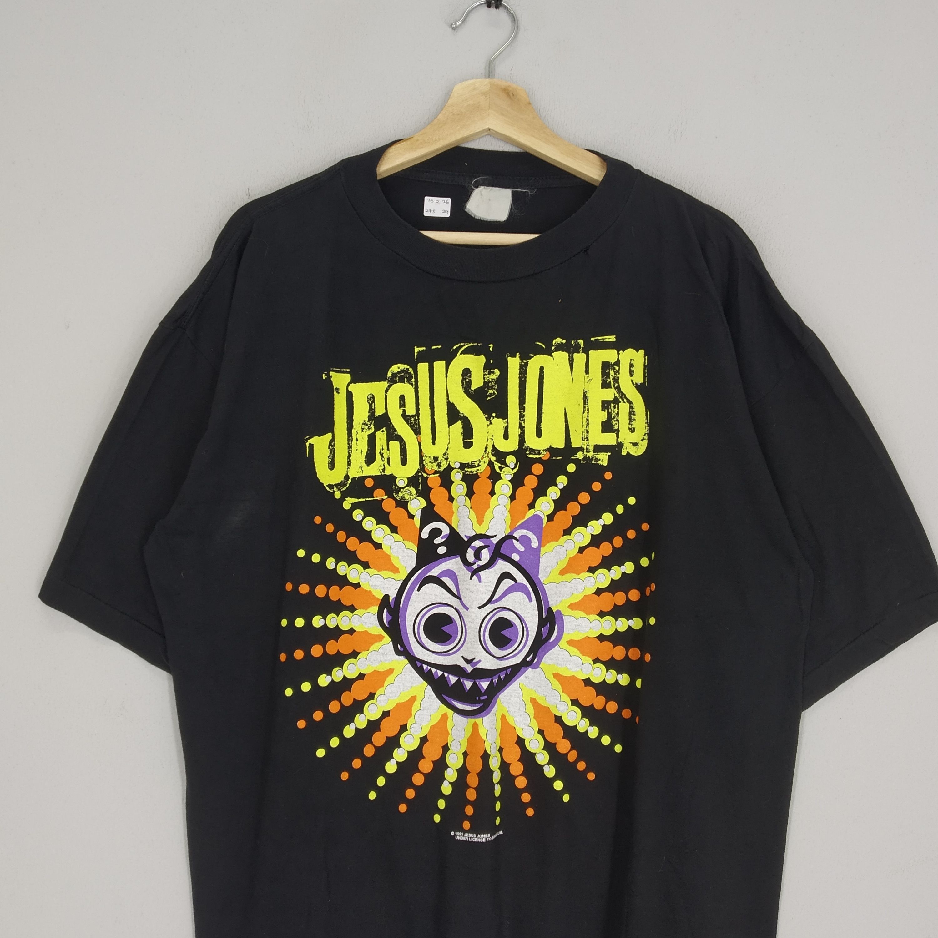 Band Tees Vintage 90s Jesus Jones Doubt Tour 1991 Alternative Rock Tee Size US XL / EU 56 / 4 - 3 Thumbnail