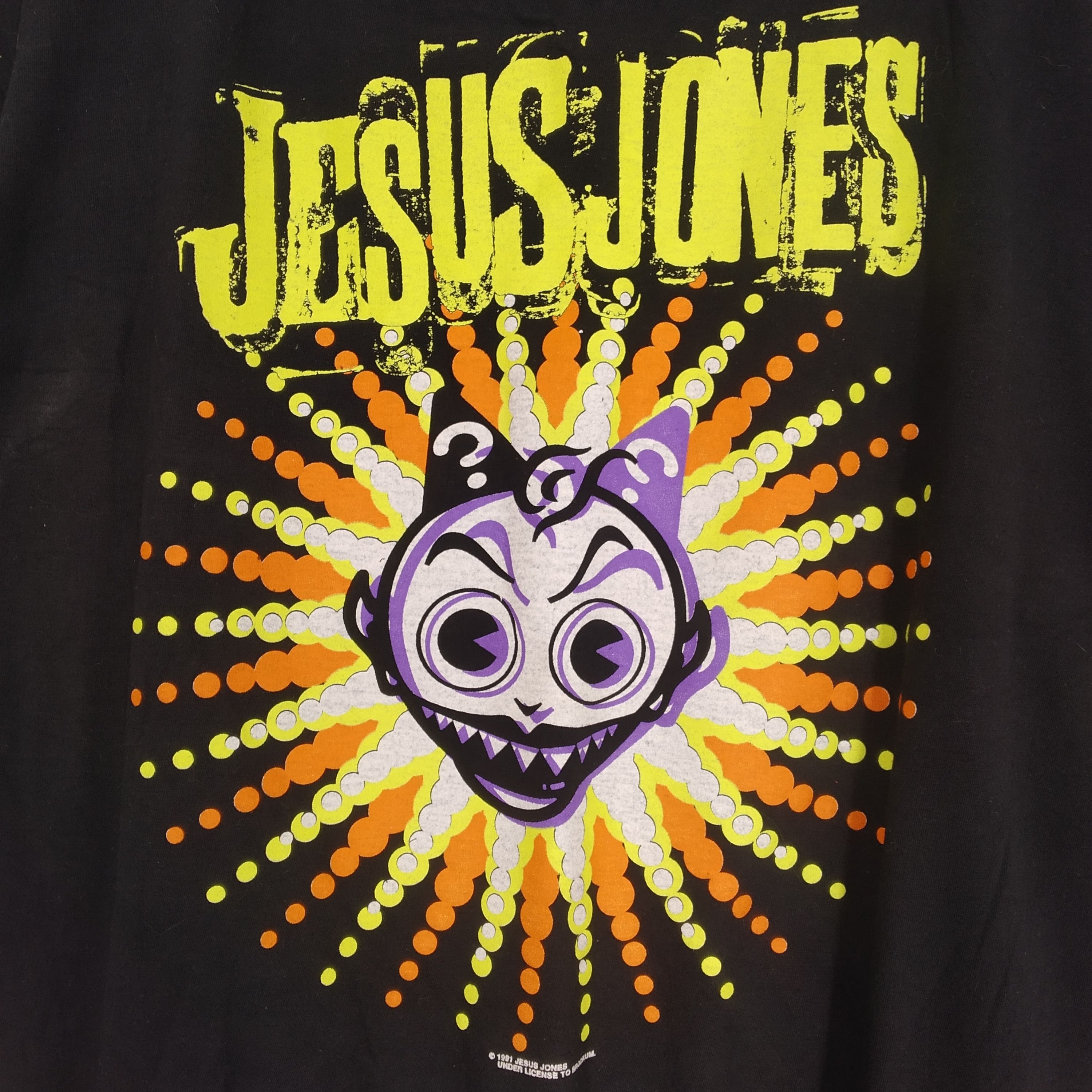 Band Tees Vintage 90s Jesus Jones Doubt Tour 1991 Alternative Rock Tee Size US XL / EU 56 / 4 - 5 Thumbnail