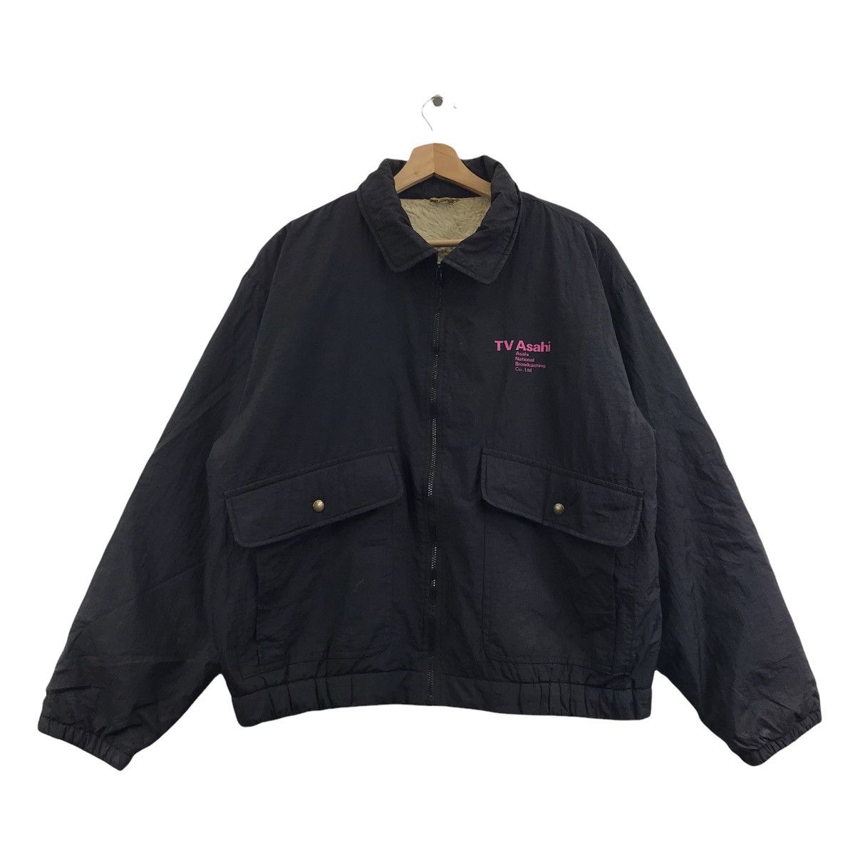 Vintage Vintage TV ASAHI Right On National Broadcasting Japan Jacket Size US XL / EU 56 / 4 - 3 Thumbnail