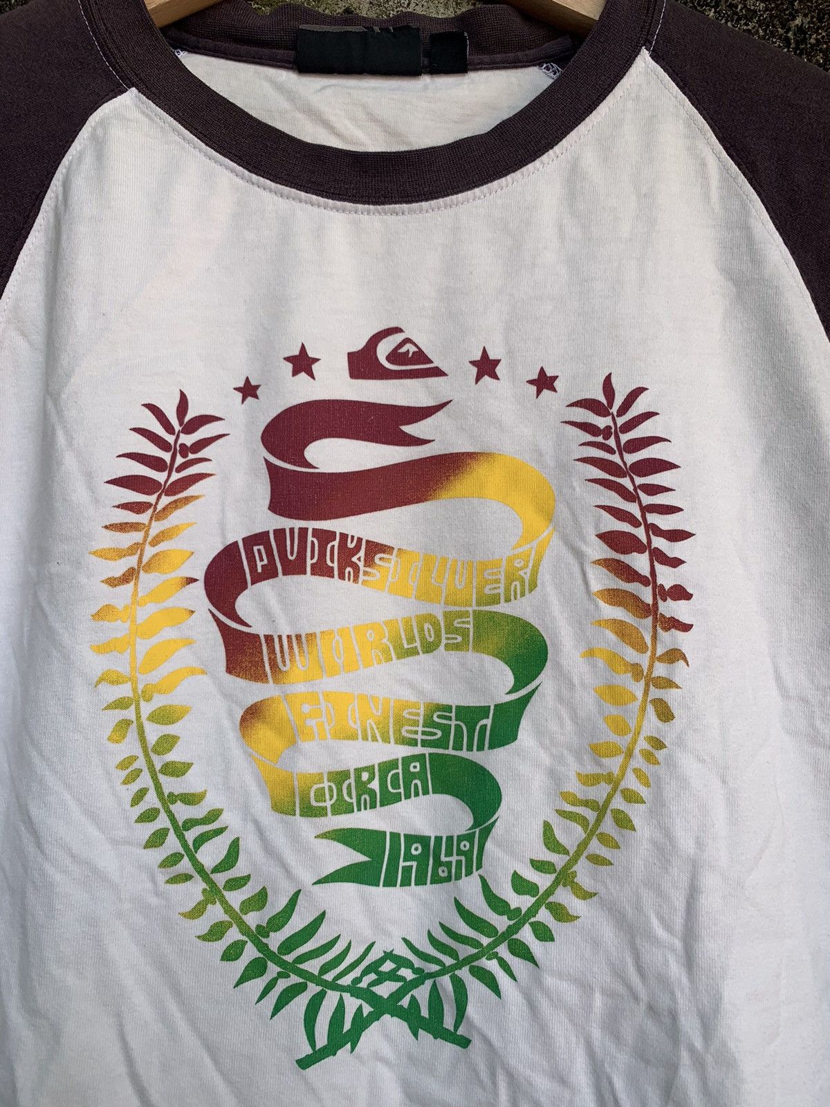 Quiksilver × Vintage Quiksilver Big Logo Snake Design Long Sleeve T-Shirt Size US S / EU 44-46 / 1 - 2 Thumbnail